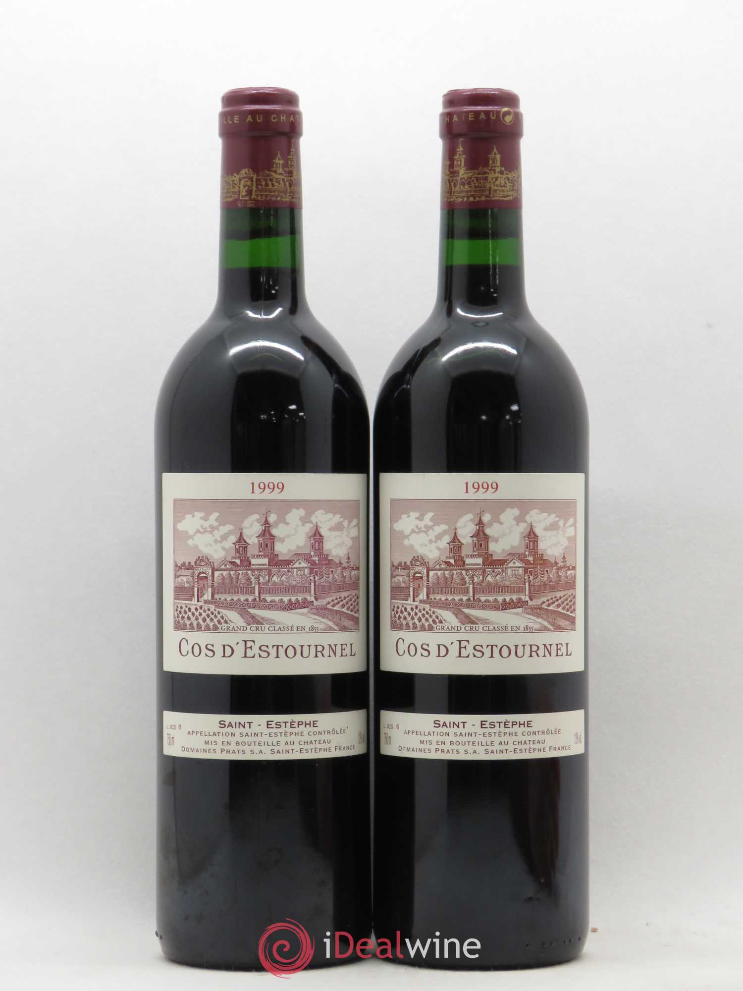 Cos d'Estournel 2ème Grand Cru Classé 1999 - Lot de 2 bouteilles - 0