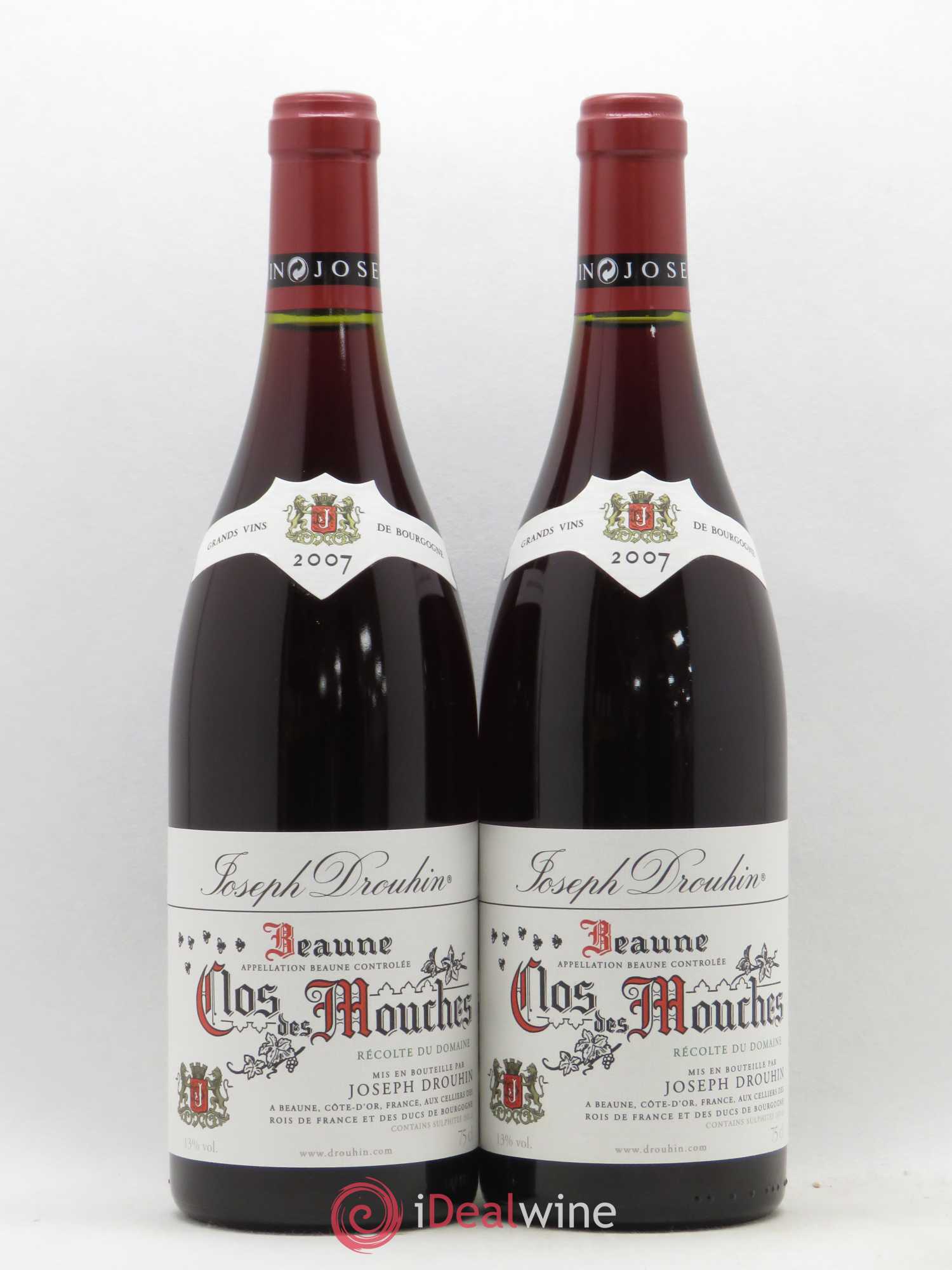 Beaune 1er Cru Clos des Mouches Joseph Drouhin 2007 - Lot de 2 bouteilles - 0
