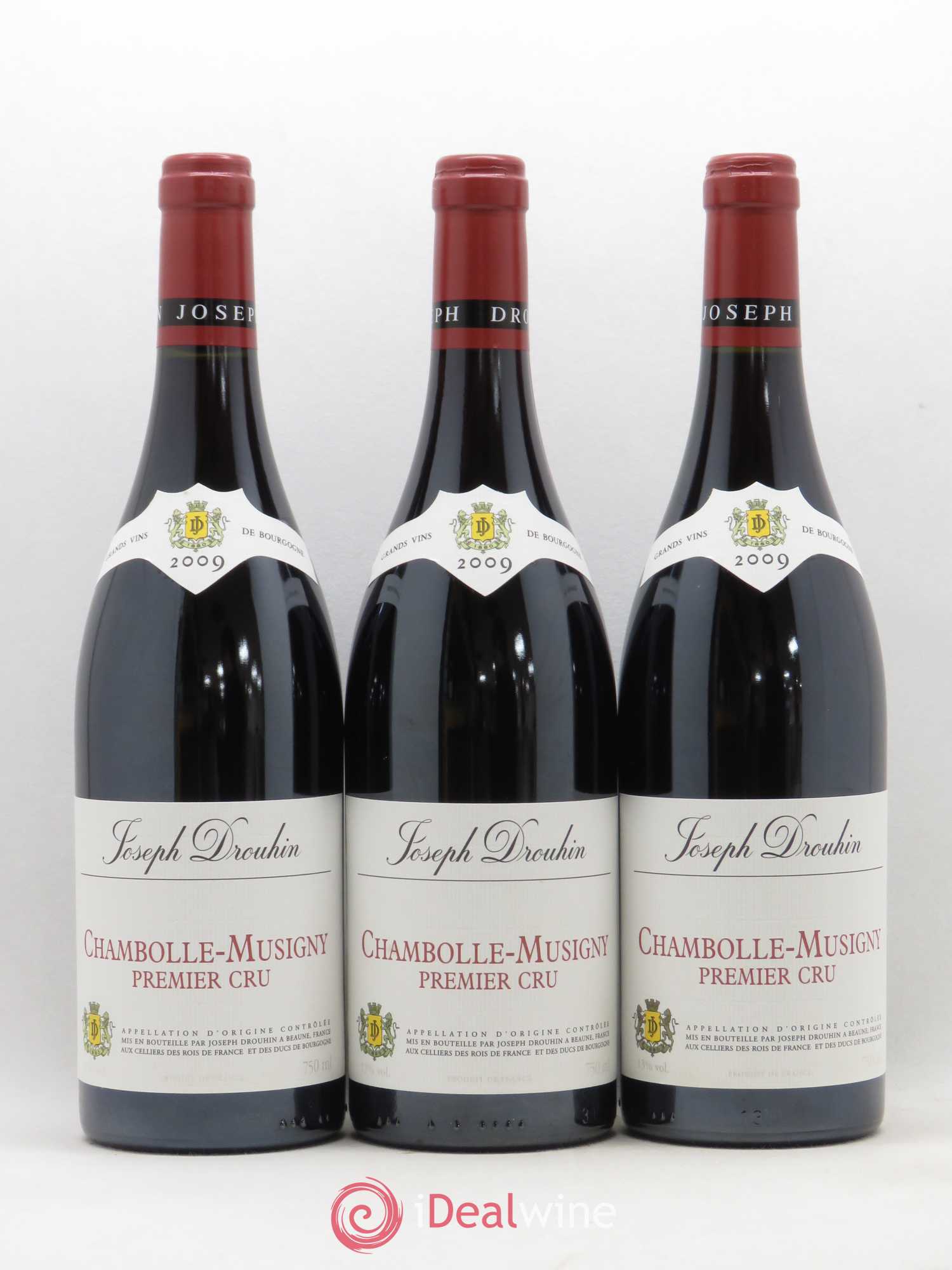 Chambolle-Musigny 1er Cru Joseph Drouhin 2009 - Lot de 3 bouteilles - 0