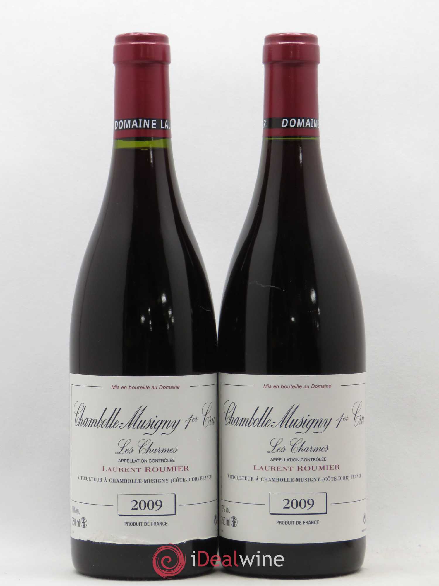Chambolle-Musigny 1er Cru Les Charmes Laurent Roumier 2009 - Lot de 2 bouteilles - 0