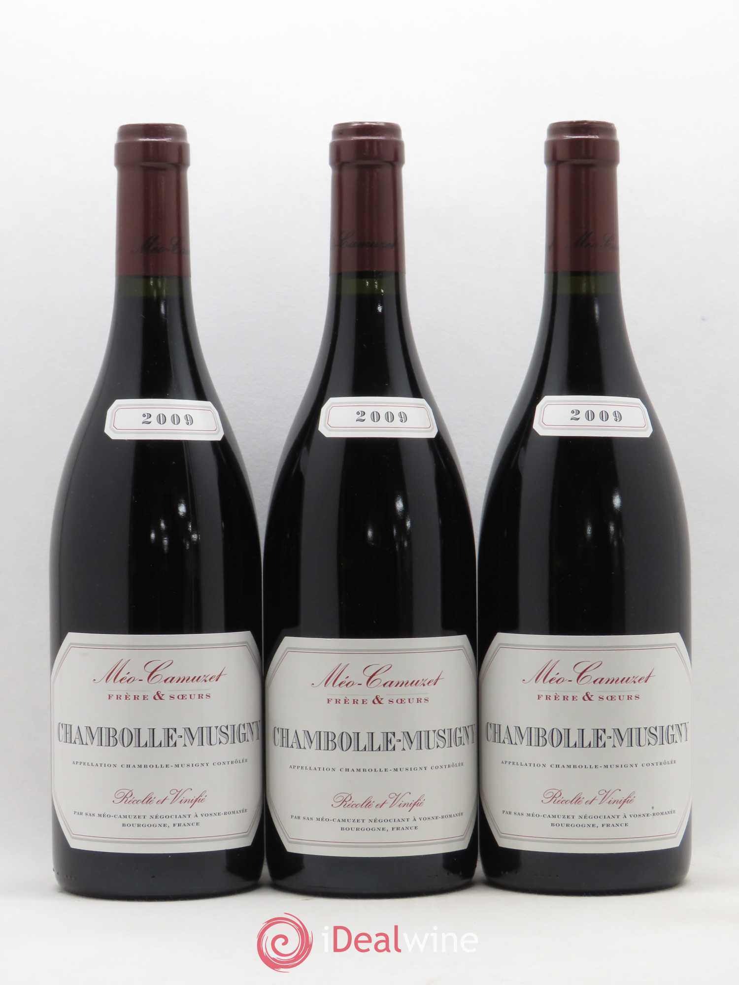 Chambolle-Musigny Méo-Camuzet (Frère & Soeurs) 2009 - Lot de 3 bouteilles - 0