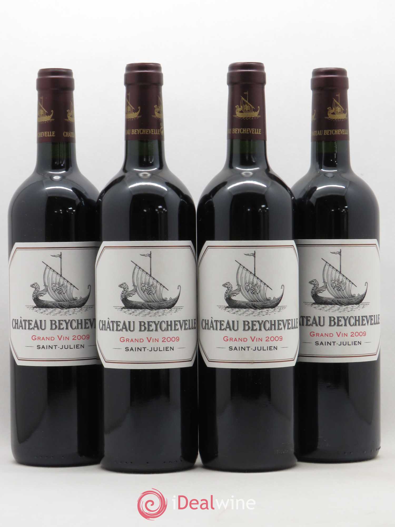 Château Beychevelle 4ème Grand Cru Classé 2009 - Lot de 4 bouteilles - 0