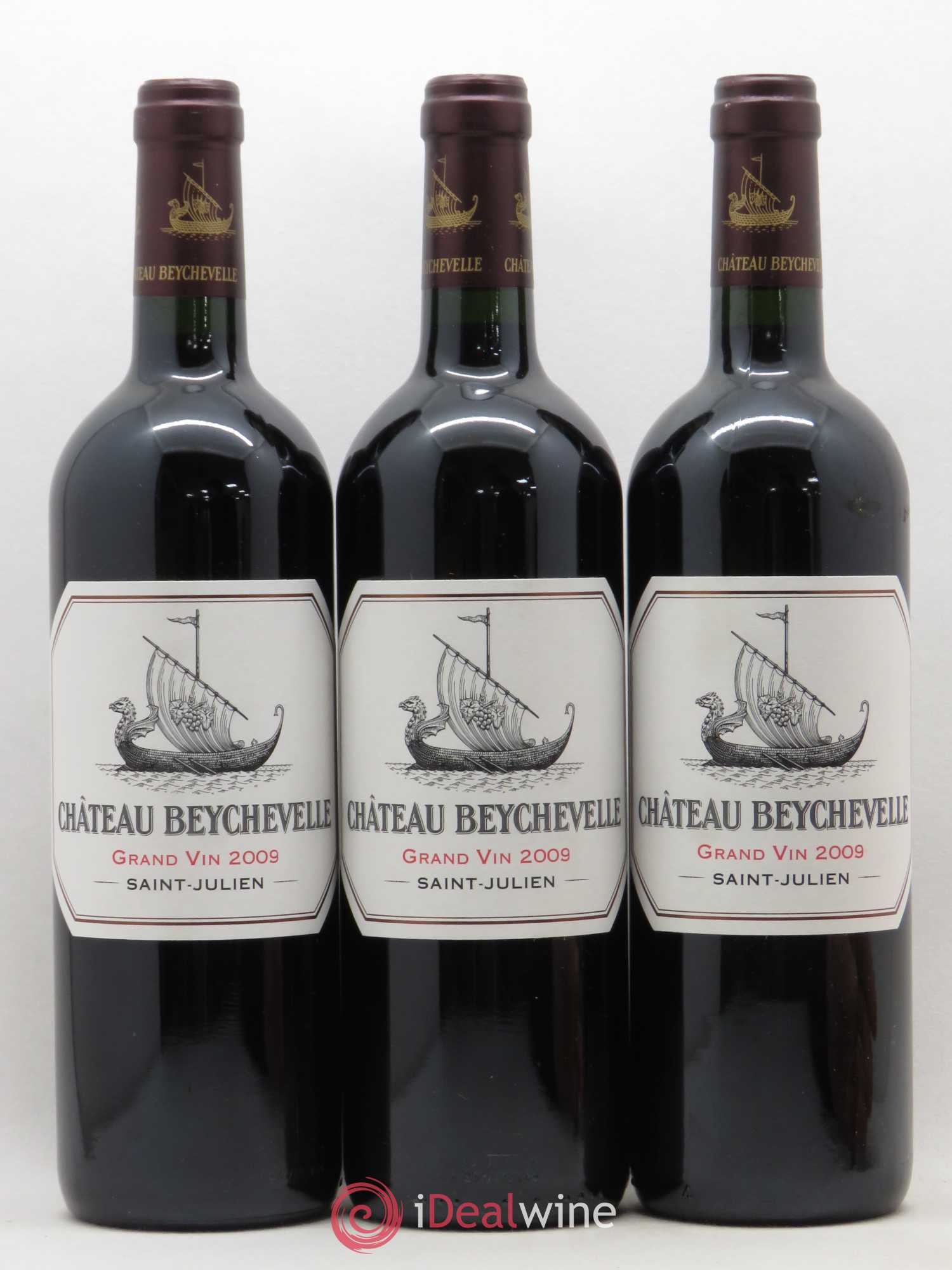 Château Beychevelle 4ème Grand Cru Classé 2009 - Lot de 3 bouteilles - 0