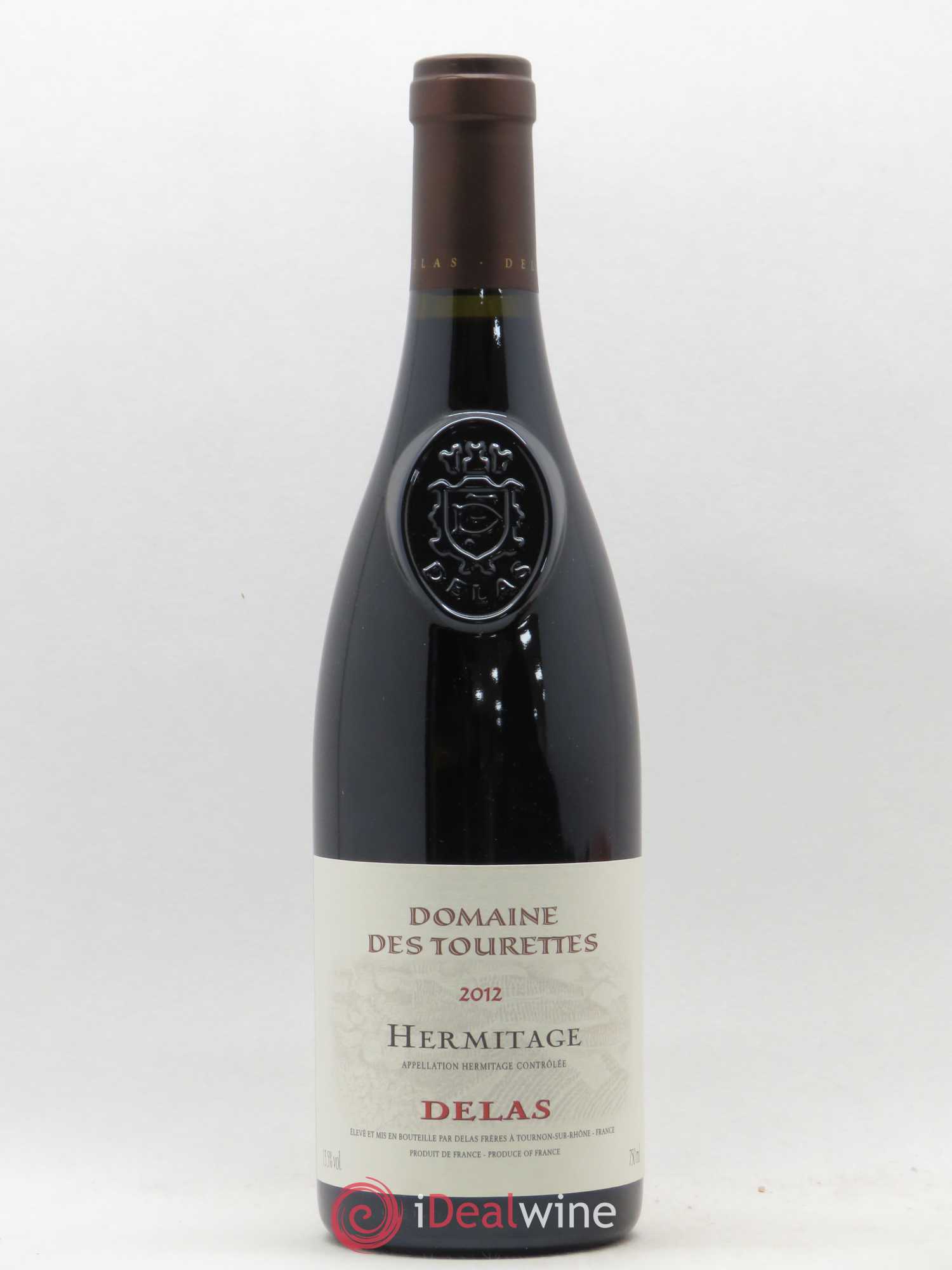 Hermitage Domaine des Tourettes Delas Frères 2012 - Lot de 1 bouteille - 0