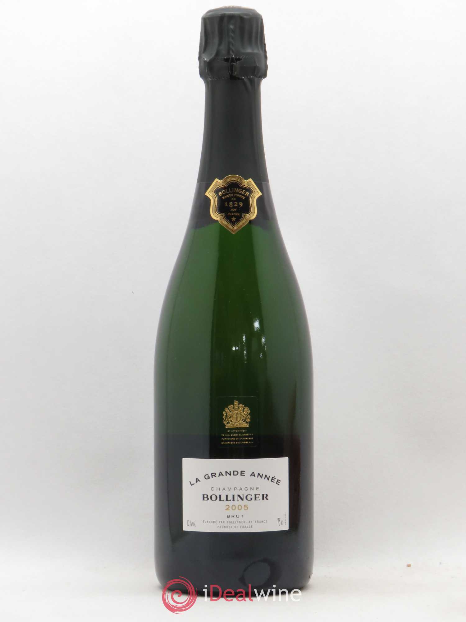 La Grande Année Brut Bollinger 2005 - Lot de 1 bouteille - 0