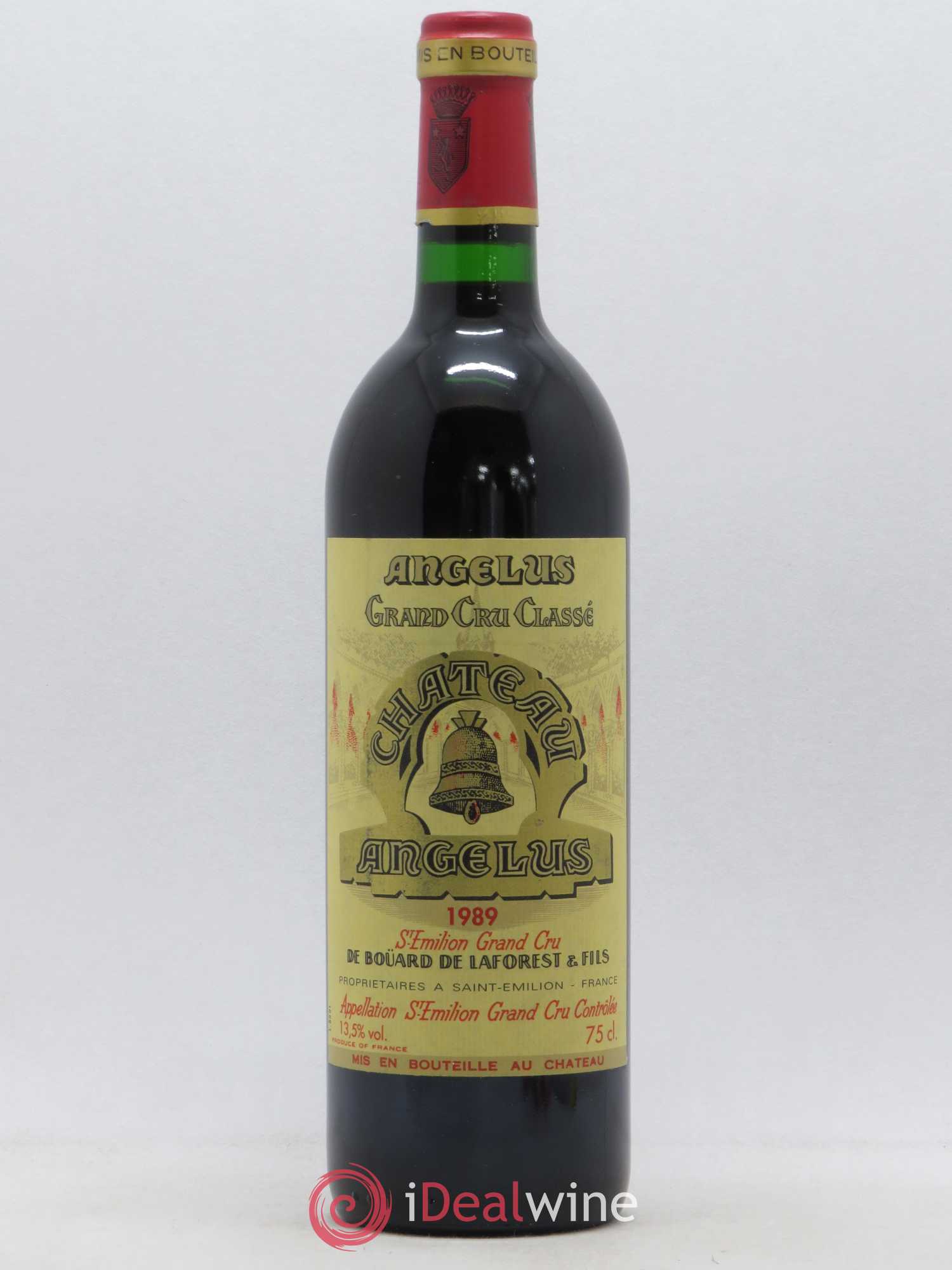 Château Angélus 1er Grand Cru Classé A 1989 - Lot de 1 bouteille - 0