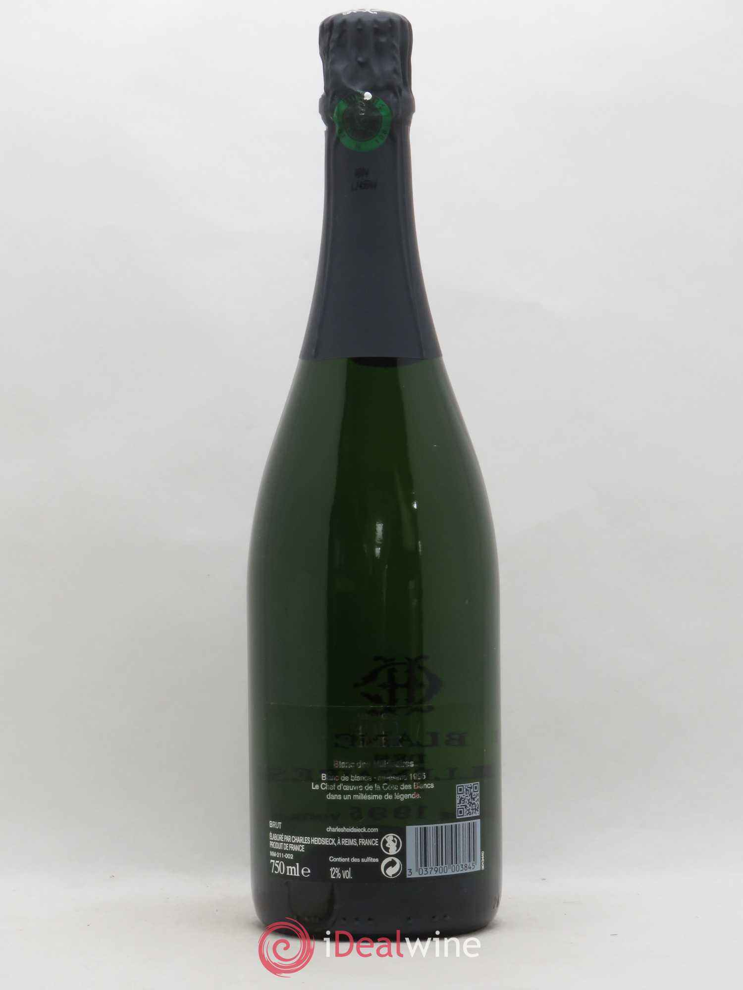 Blanc de Blancs Blanc des Millénaires Brut Charles Heidsieck 1995 - Lot de 1 bouteille - 1