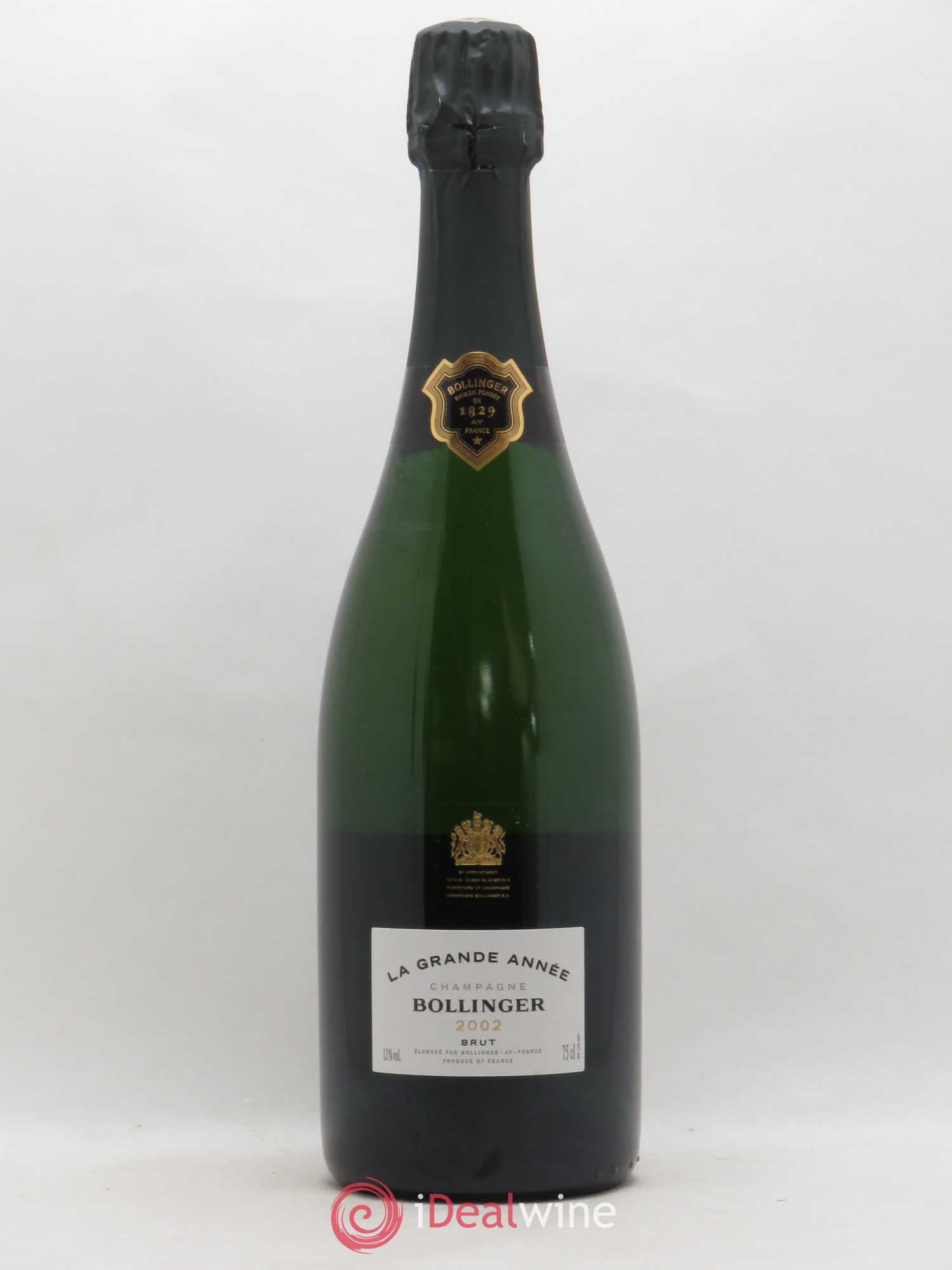 La Grande Année Brut Bollinger 2002 - Lot de 1 bouteille - 0
