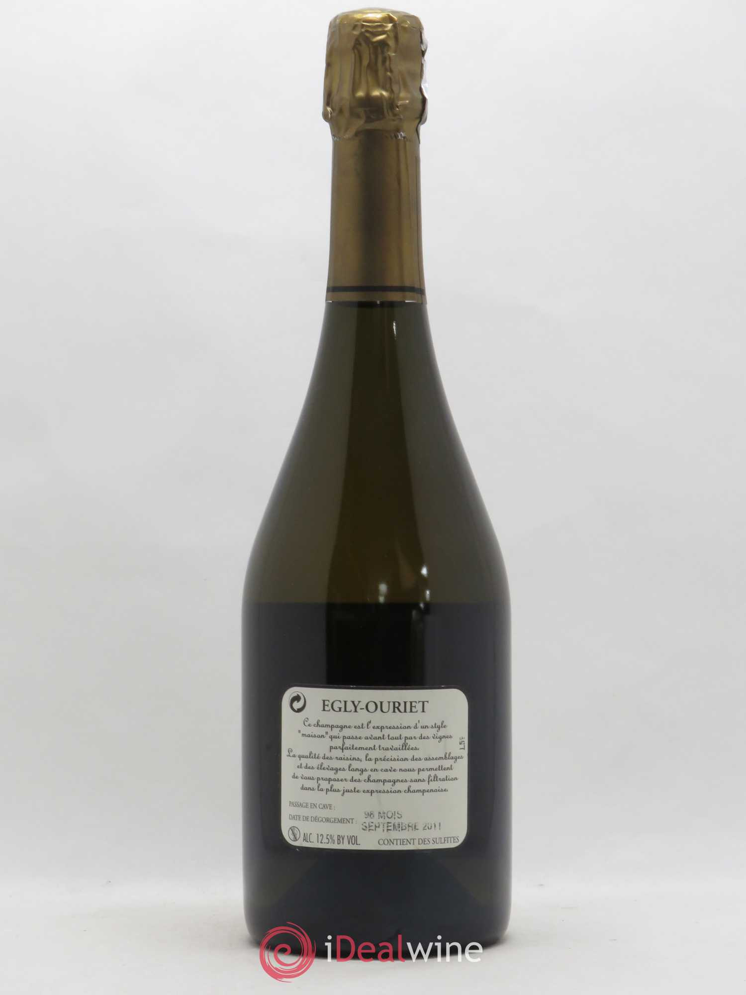 Grand Cru Brut Egly-Ouriet 2002 - Lot de 1 bouteille - 1