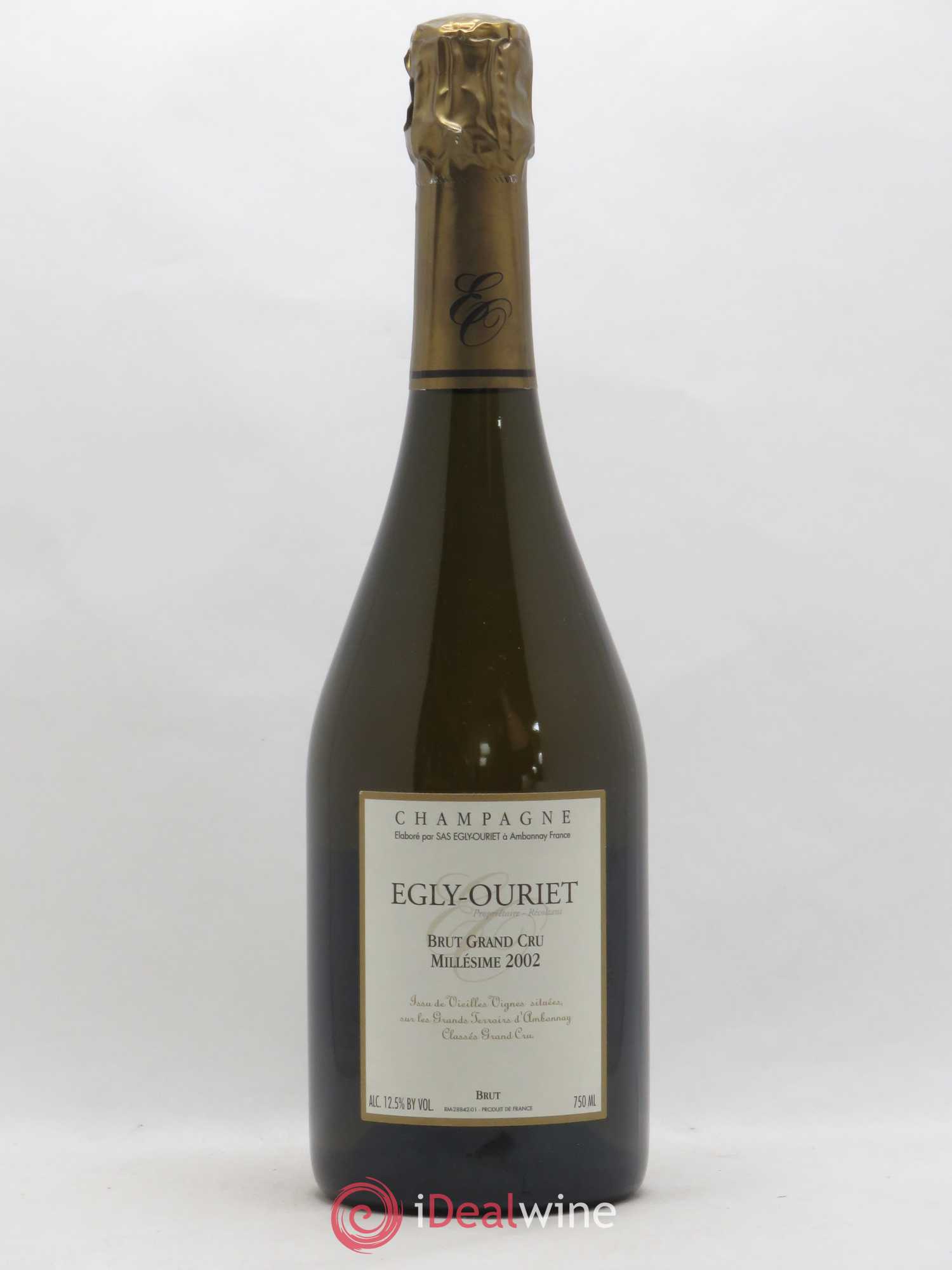 Grand Cru Brut Egly-Ouriet 2002 - Lot de 1 bouteille - 0