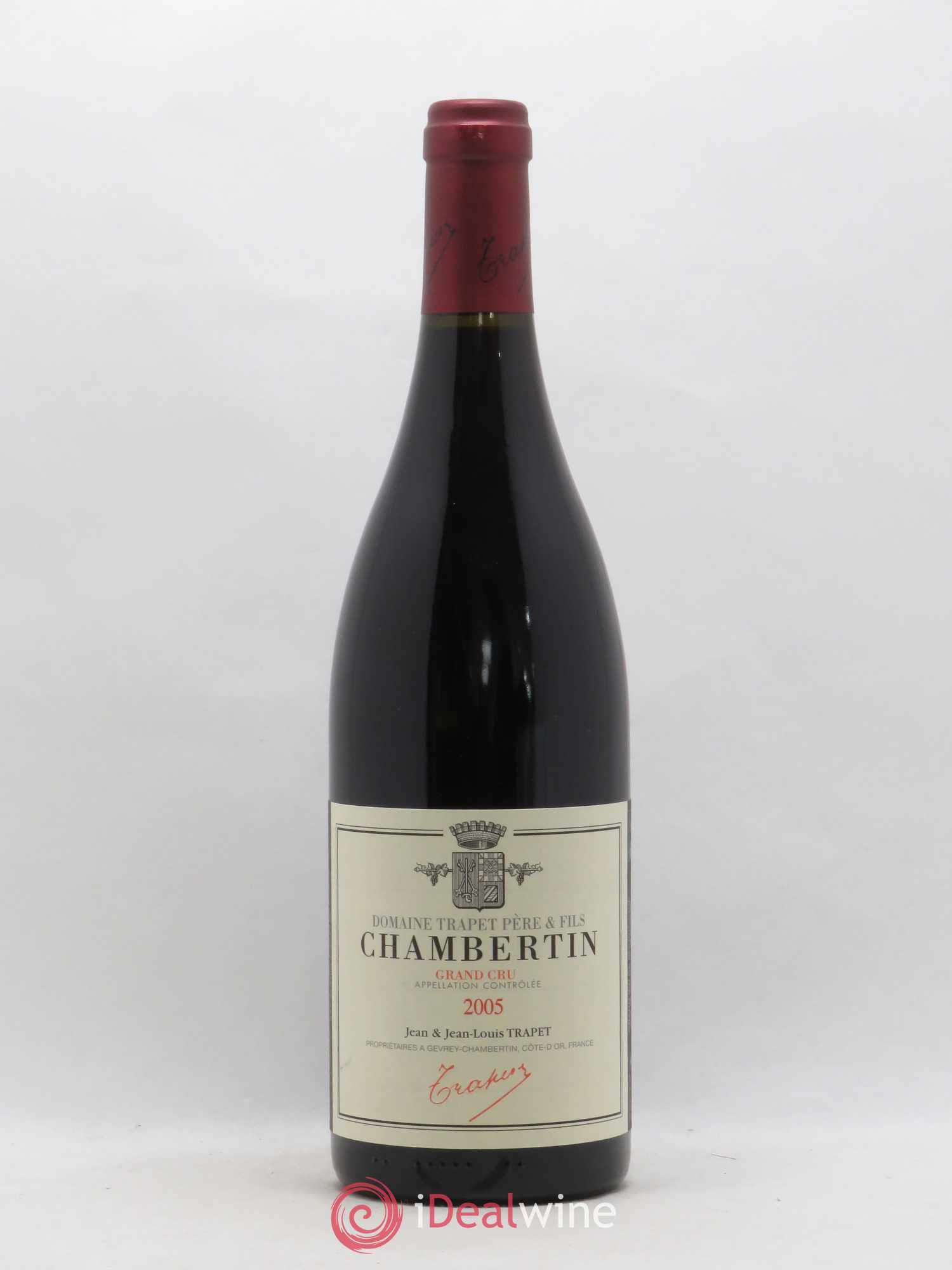 Chambertin Grand Cru Domaine Trapet 2005 - Lot de 1 bouteille - 0