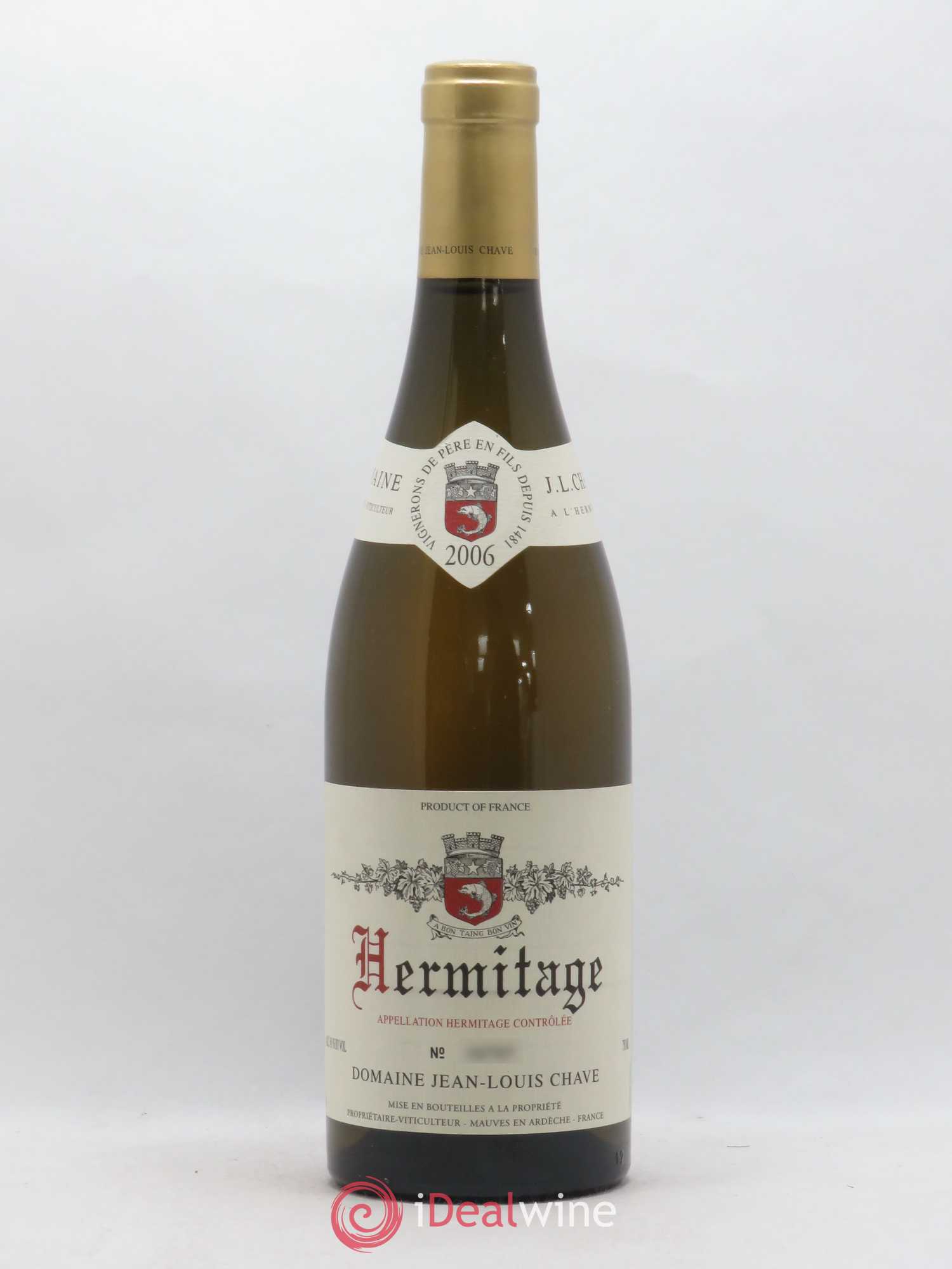 Hermitage Jean-Louis Chave 2006 - Lot de 1 bouteille - 0
