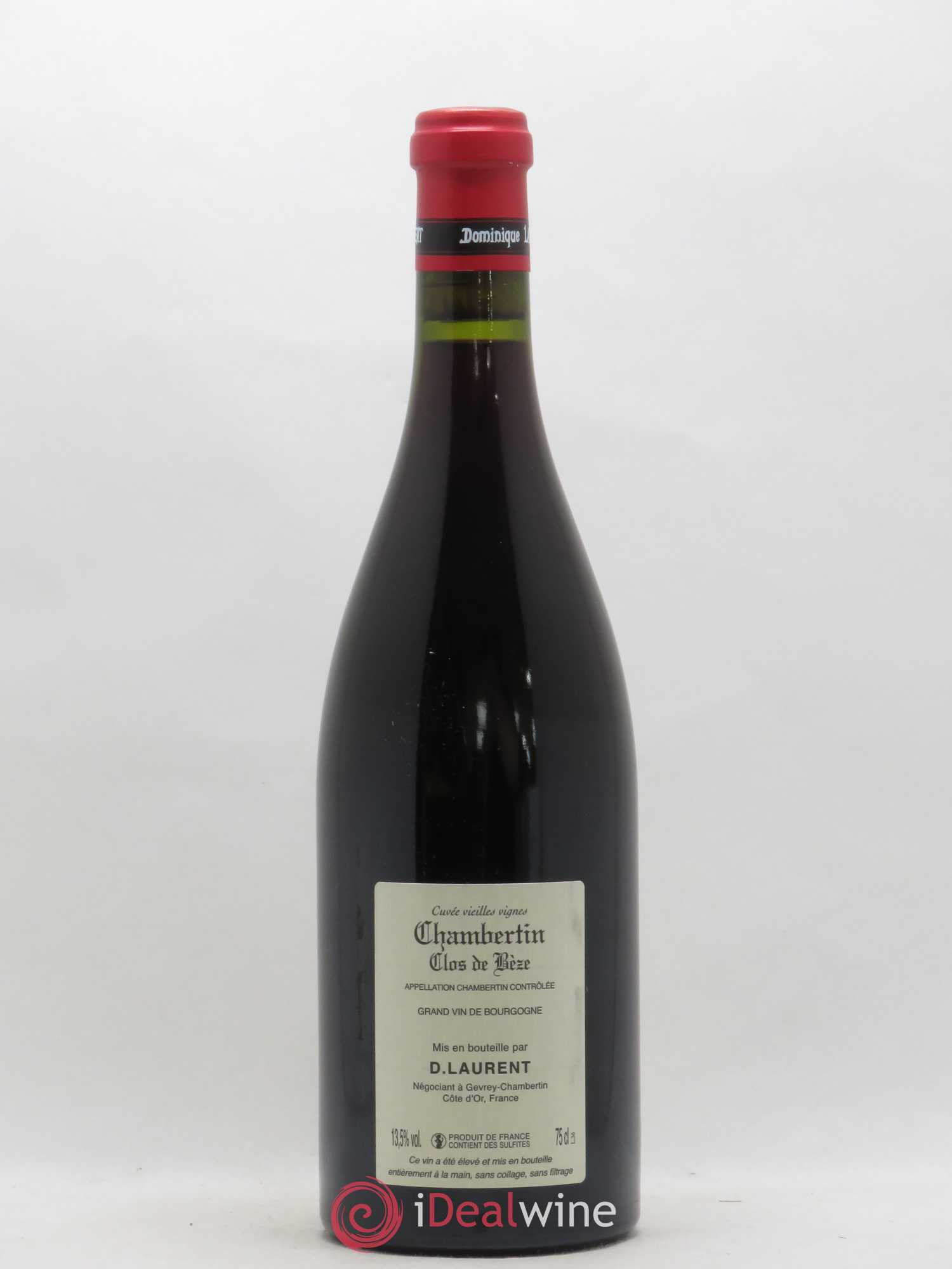 Chambertin Clos de Bèze Grand Cru Grande cuvée Vieilles vignes Dominique Laurent Grande Cuvée Vieilles Vignes 2011 - Lot de 1 bouteille - 1