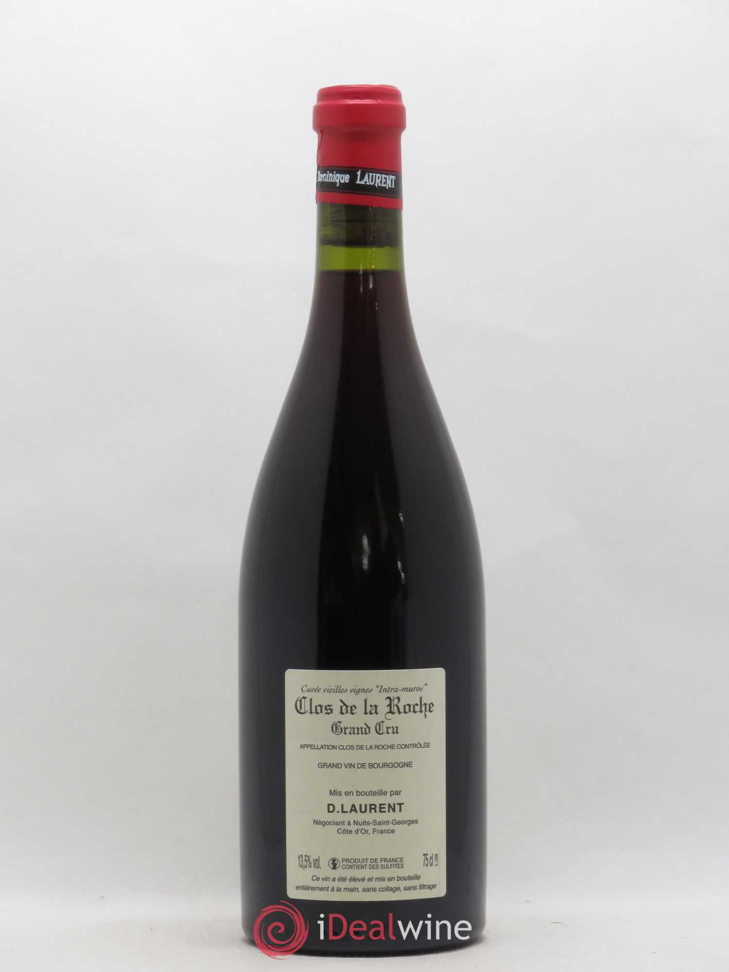 Clos de la Roche Grand Cru Vieilles vignes Intra-muros Dominique Laurent Réserve Personnelle 2012 - Lot de 1 bouteille - 1
