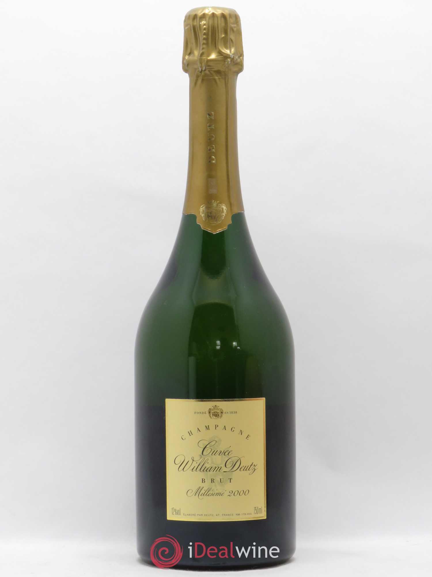 Cuvée William Deutz Deutz Brut 2000 - Lot of 1 bottle - 0