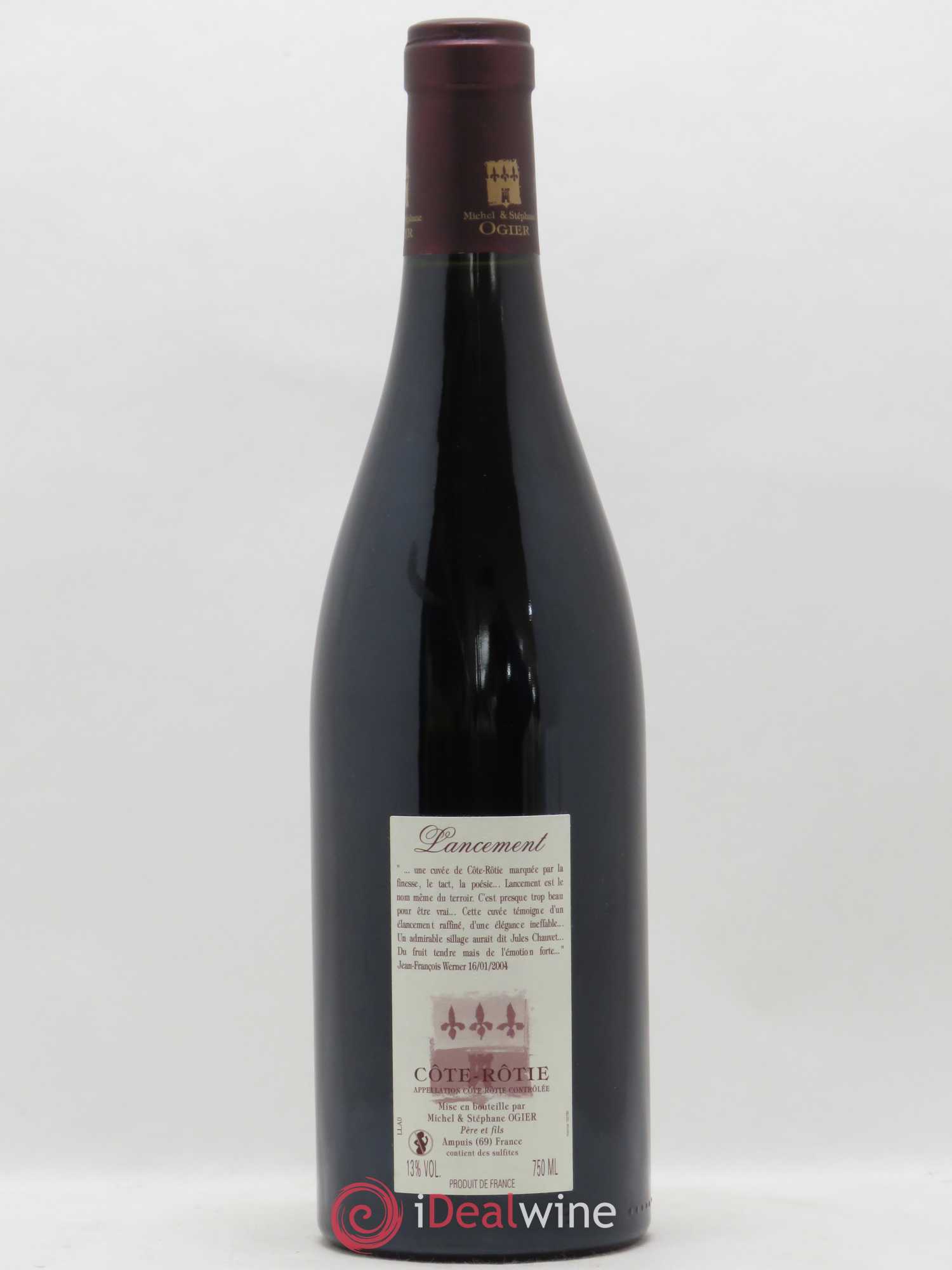 Côte-Rôtie Lancement Stéphane Ogier 2005 - Lot de 1 bouteille - 1