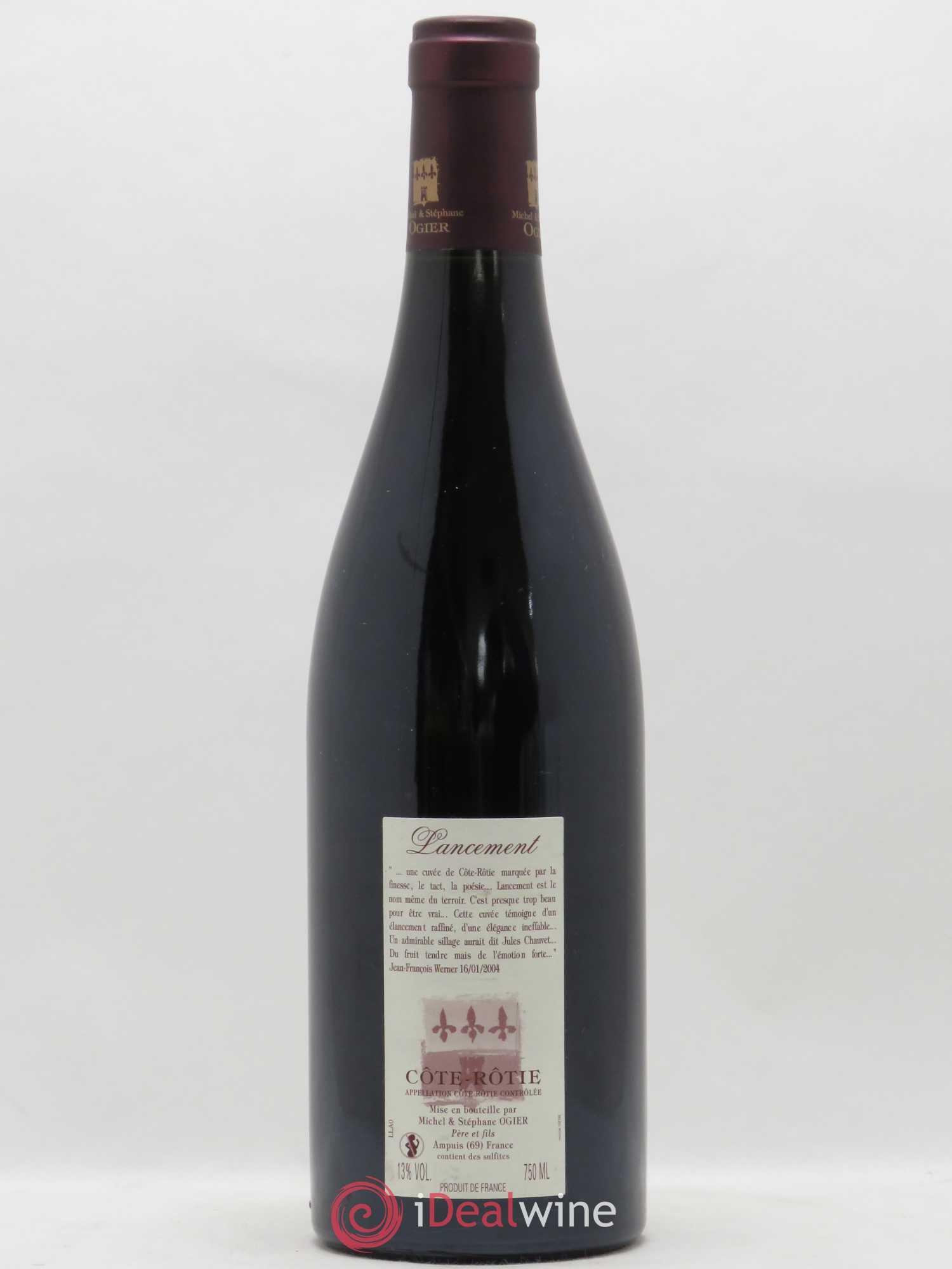 Côte-Rôtie Lancement Stéphane Ogier 2006 - Lot de 1 bouteille - 1