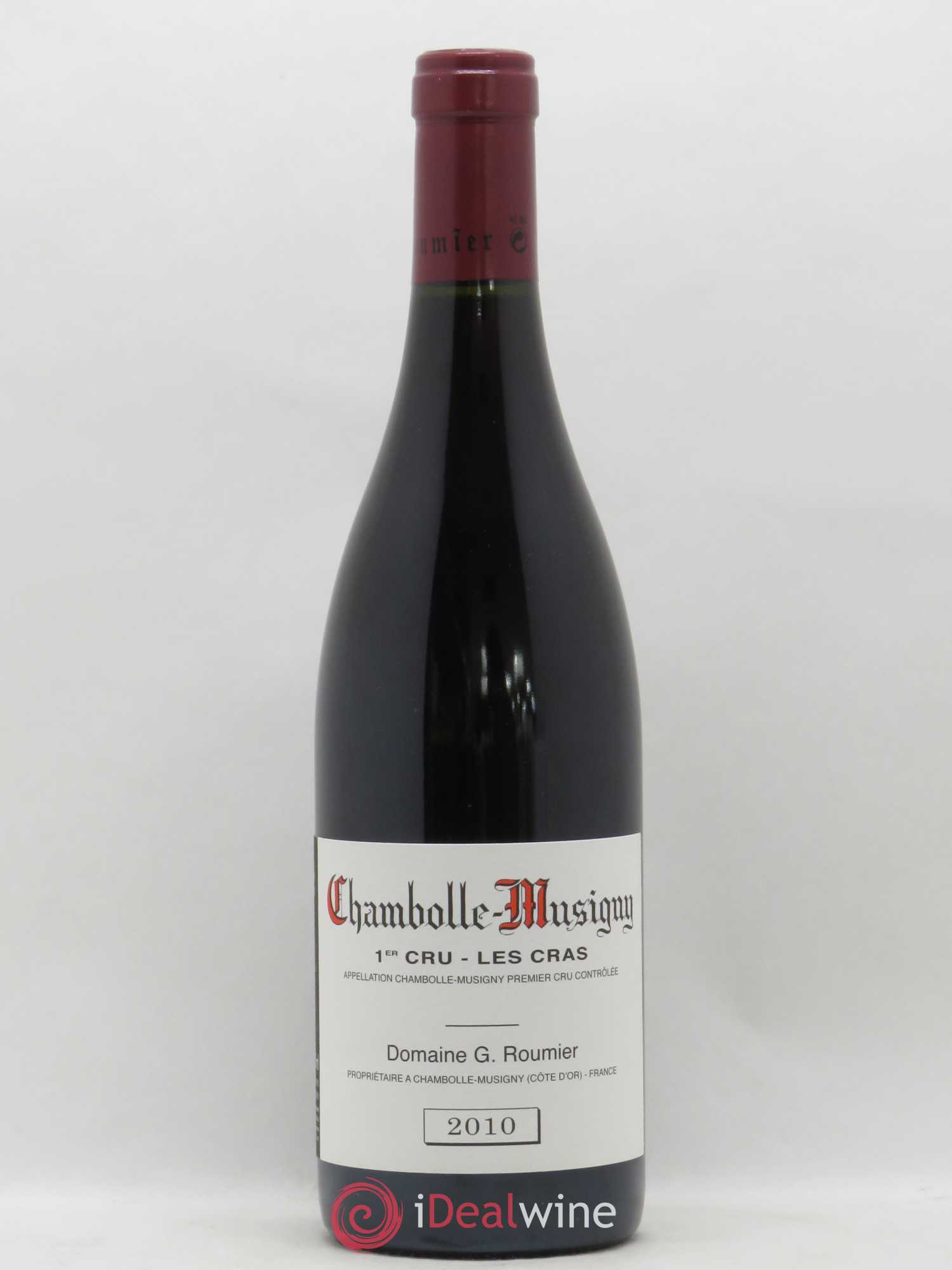 Chambolle-Musigny 1er Cru Les Cras Georges Roumier (Domaine) 2010 - Lot de 1 bouteille - 0