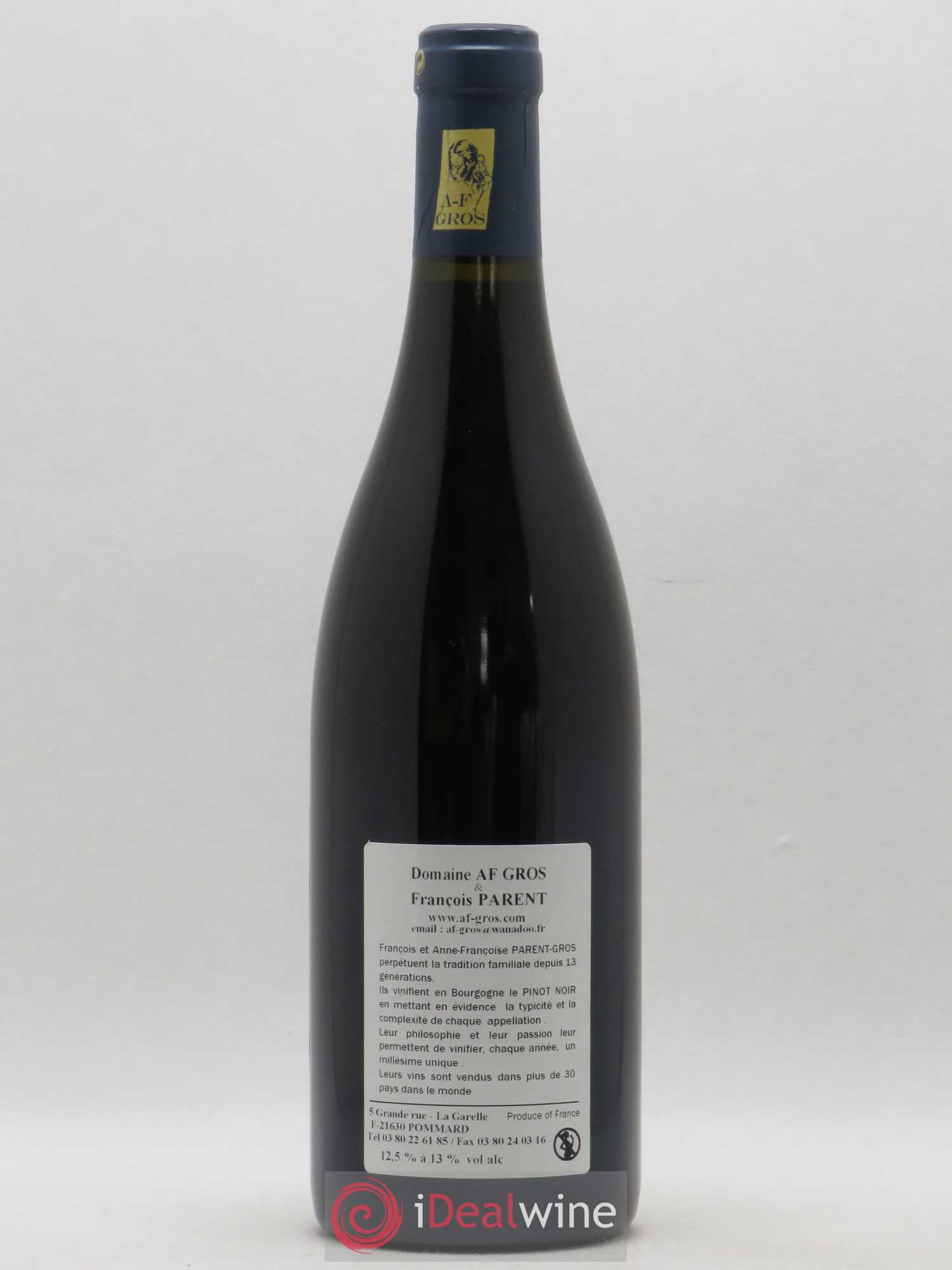 Richebourg Grand Cru A.-F. Gros 2007 - Lot de 1 bouteille - 1