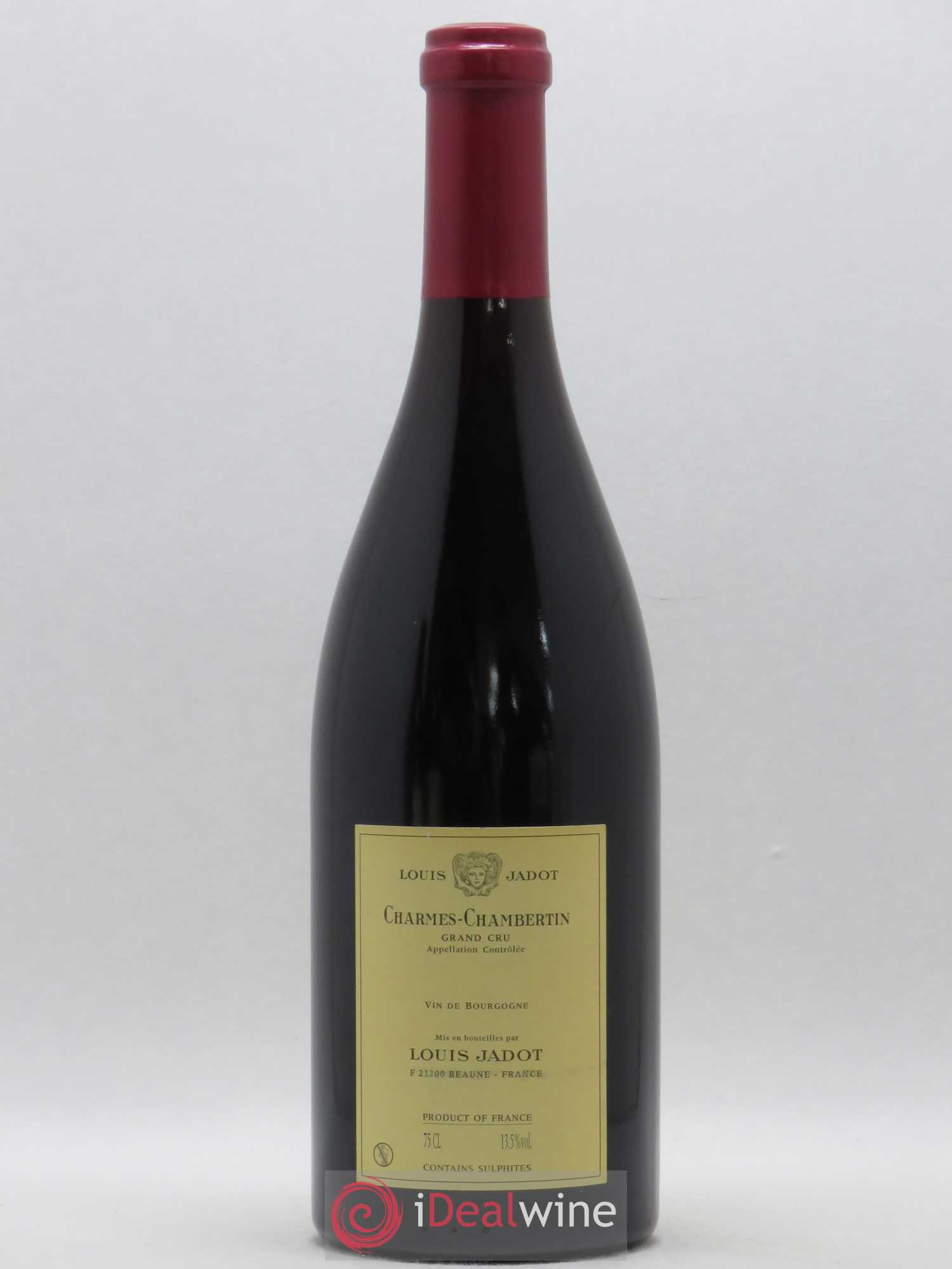 Charmes-Chambertin Grand Cru Maison Louis Jadot 2009 - Lot de 1 bouteille - 1