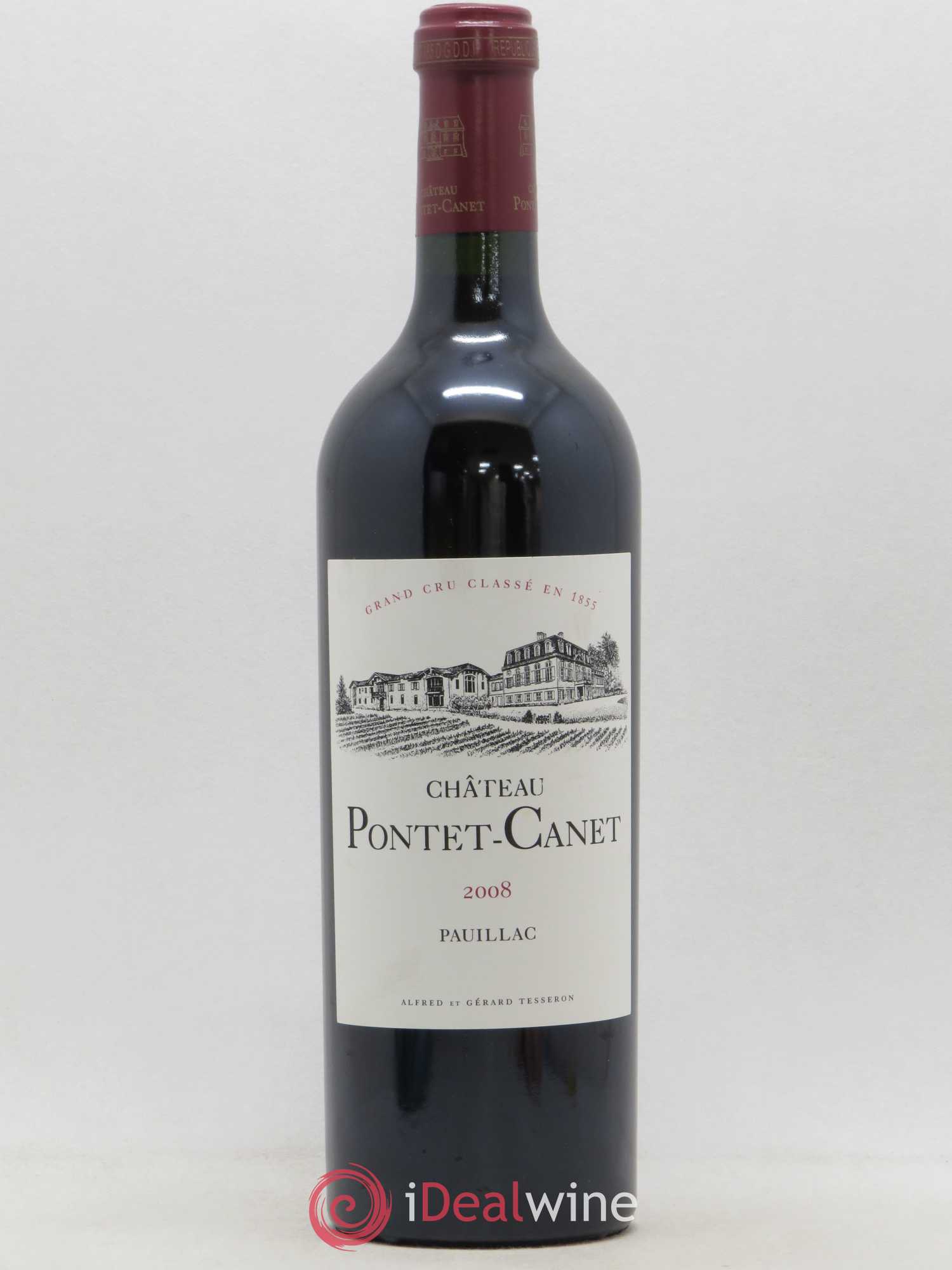 Château Pontet Canet 5ème Grand Cru Classé 2008 - Lot de 1 bouteille - 0