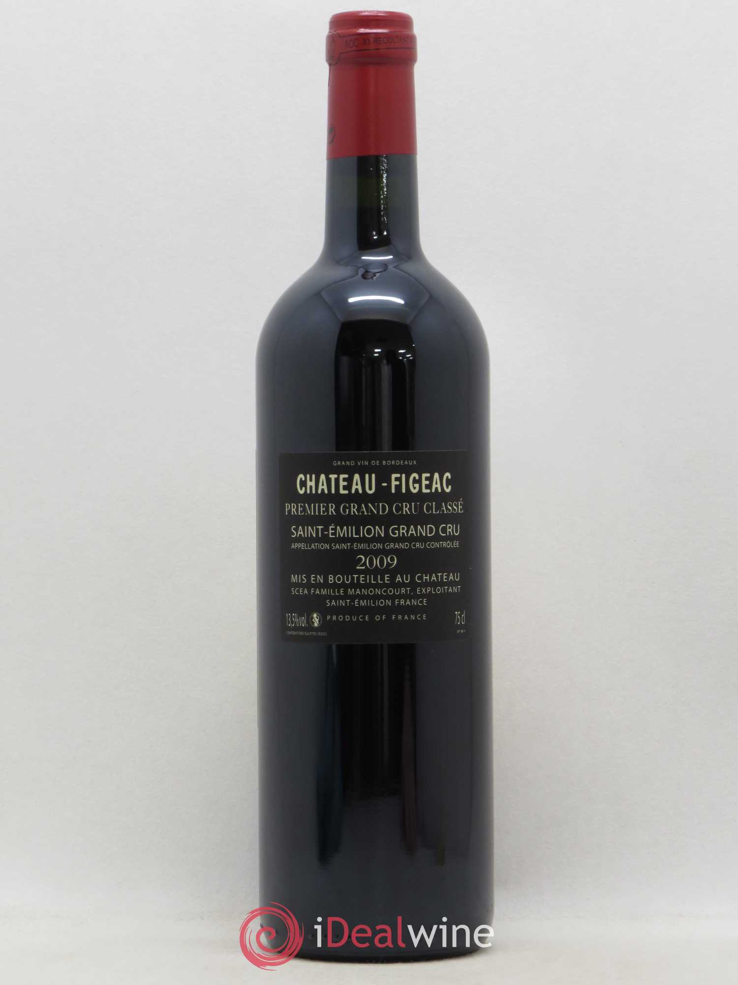 Château Figeac 1er Grand Cru Classé A 2009 - Lot de 1 bouteille - 1