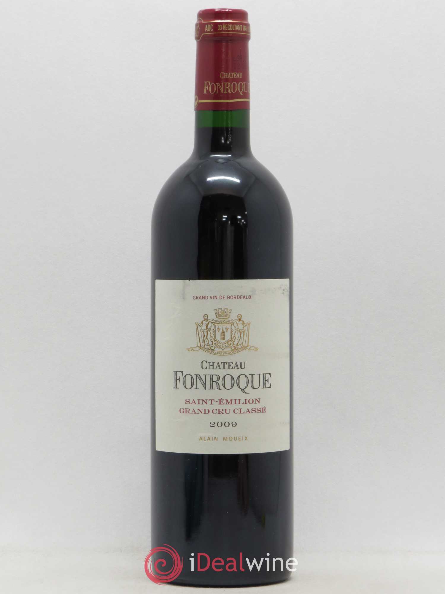 Château Fonroque Grand Cru Classé 2009 - Lot de 1 bouteille - 0