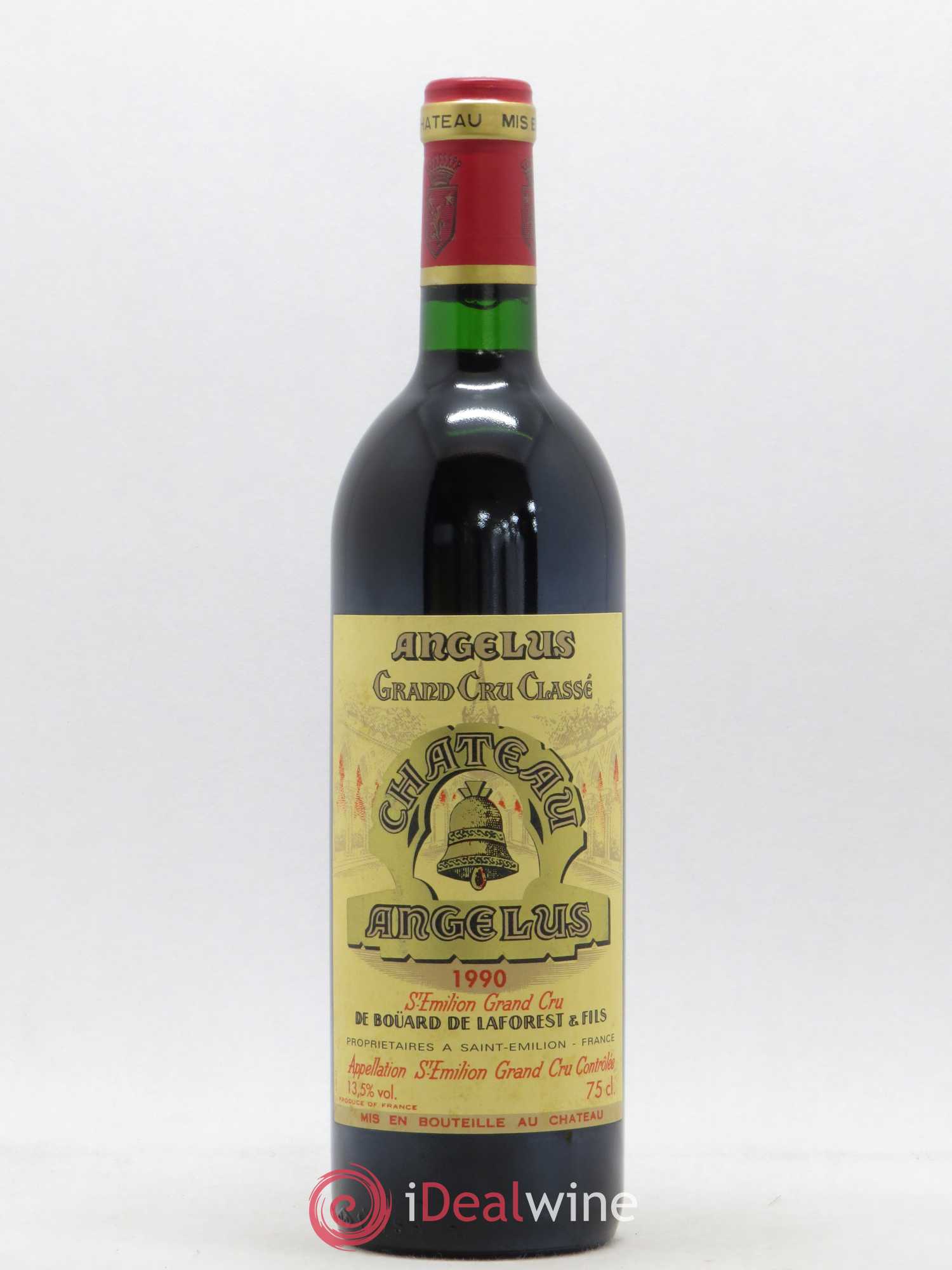 Château Angélus 1er Grand Cru Classé A 1990 - Lot de 1 bouteille - 0