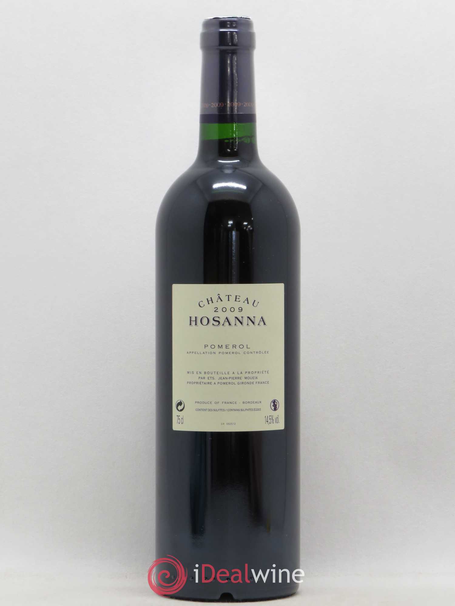 Château Hosanna 2009 - Lot de 1 bouteille - 1