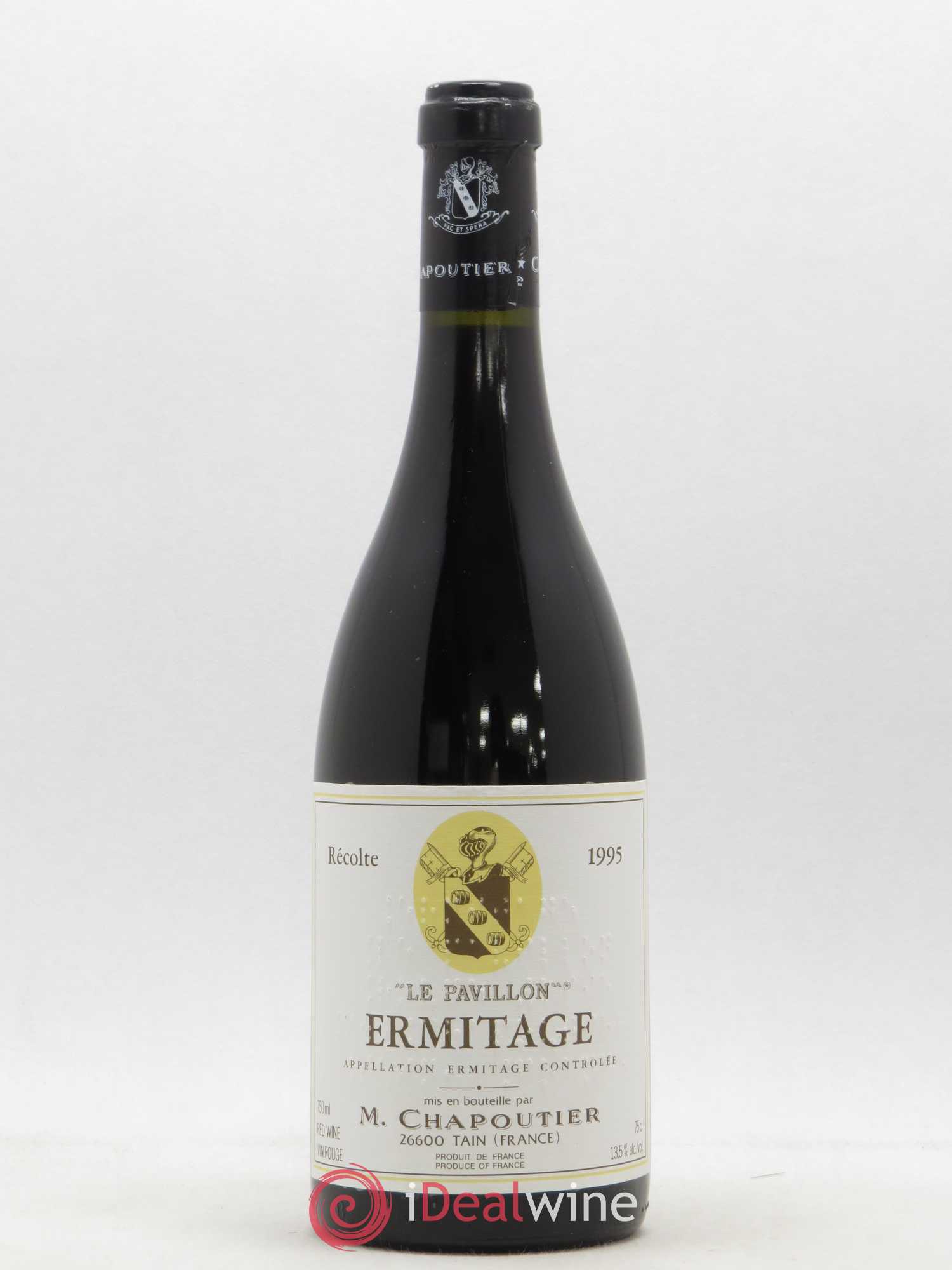 Hermitage Ermitage Le Pavillon Chapoutier 1995 - Lot de 1 bouteille - 0