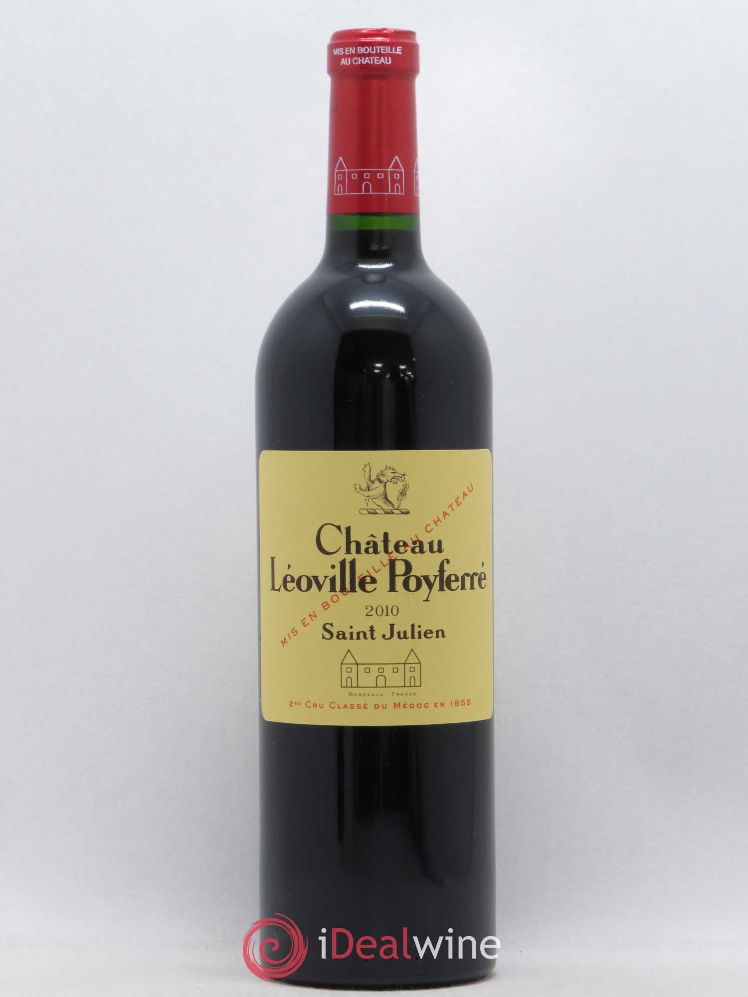 Château Léoville Poyferré 2ème Grand Cru Classé 2010 - Lot de 1 bouteille - 0