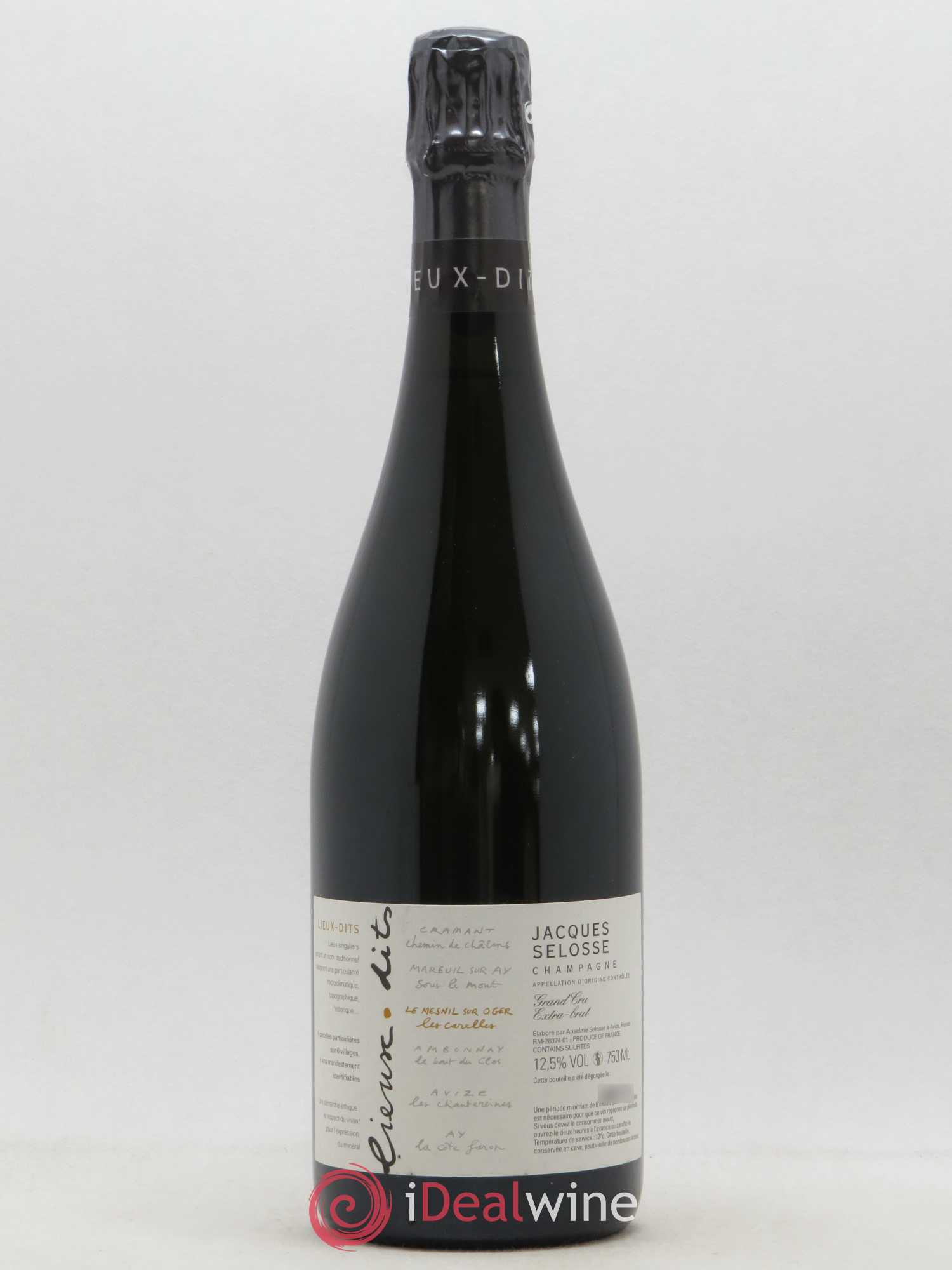 Les Carelles Blanc de Blancs Jacques Selosse - Lot de 1 bouteille - 0