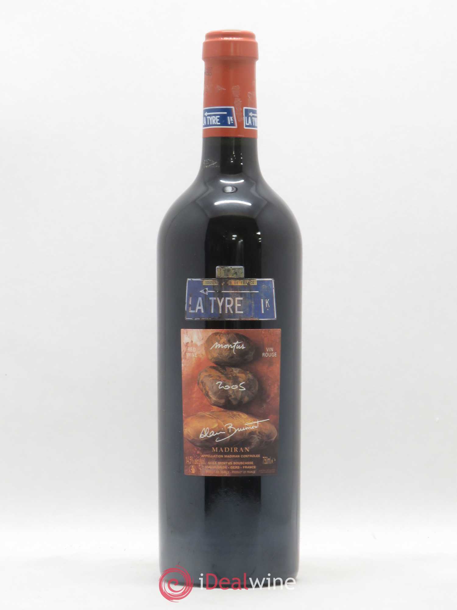 Madiran Château Montus-La Tyre Alain Brumont 2005 - Lot de 1 bouteille - 0