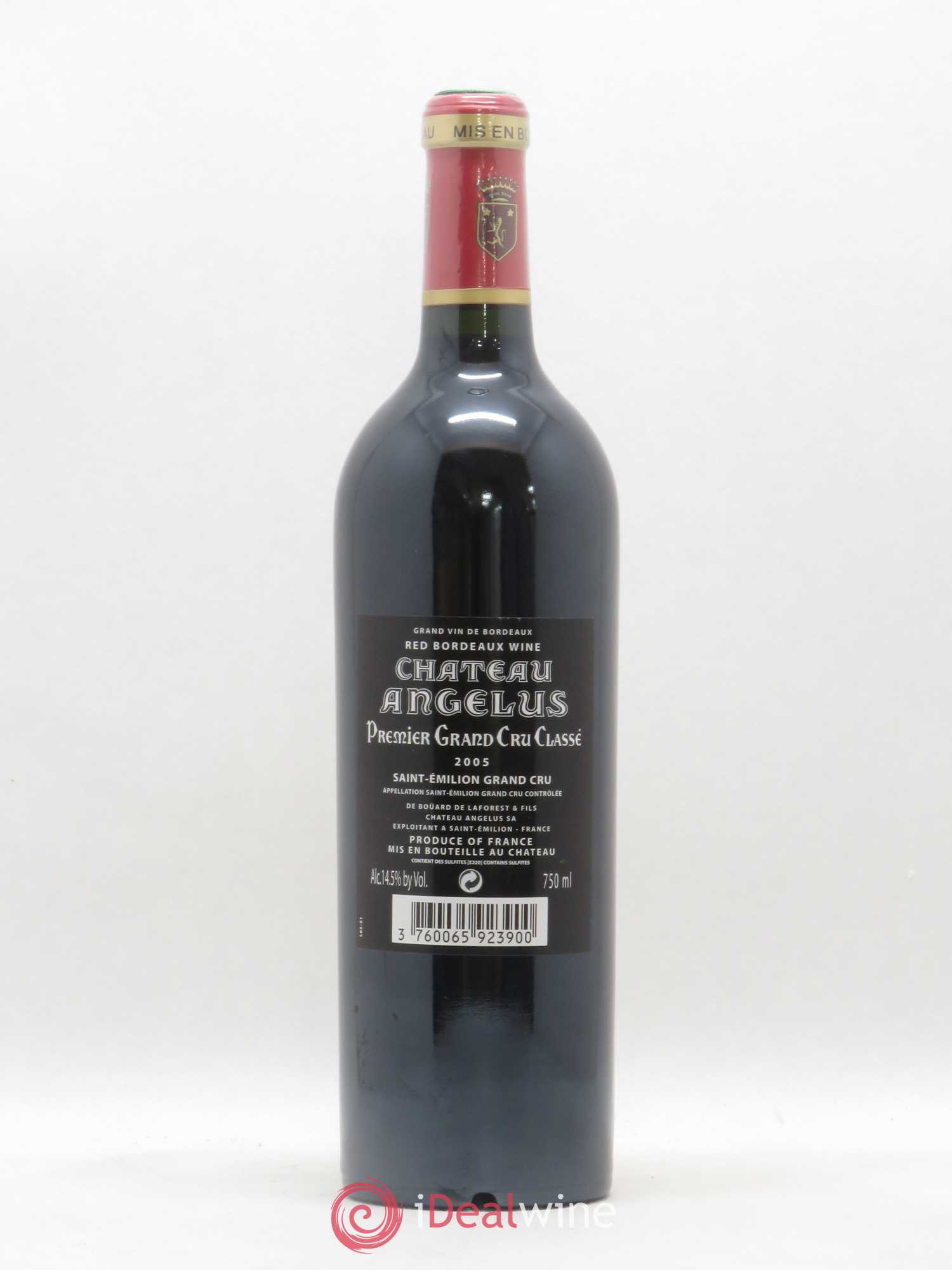 Château Angélus 1er Grand Cru Classé A 2005 - Lot de 1 bouteille - 1