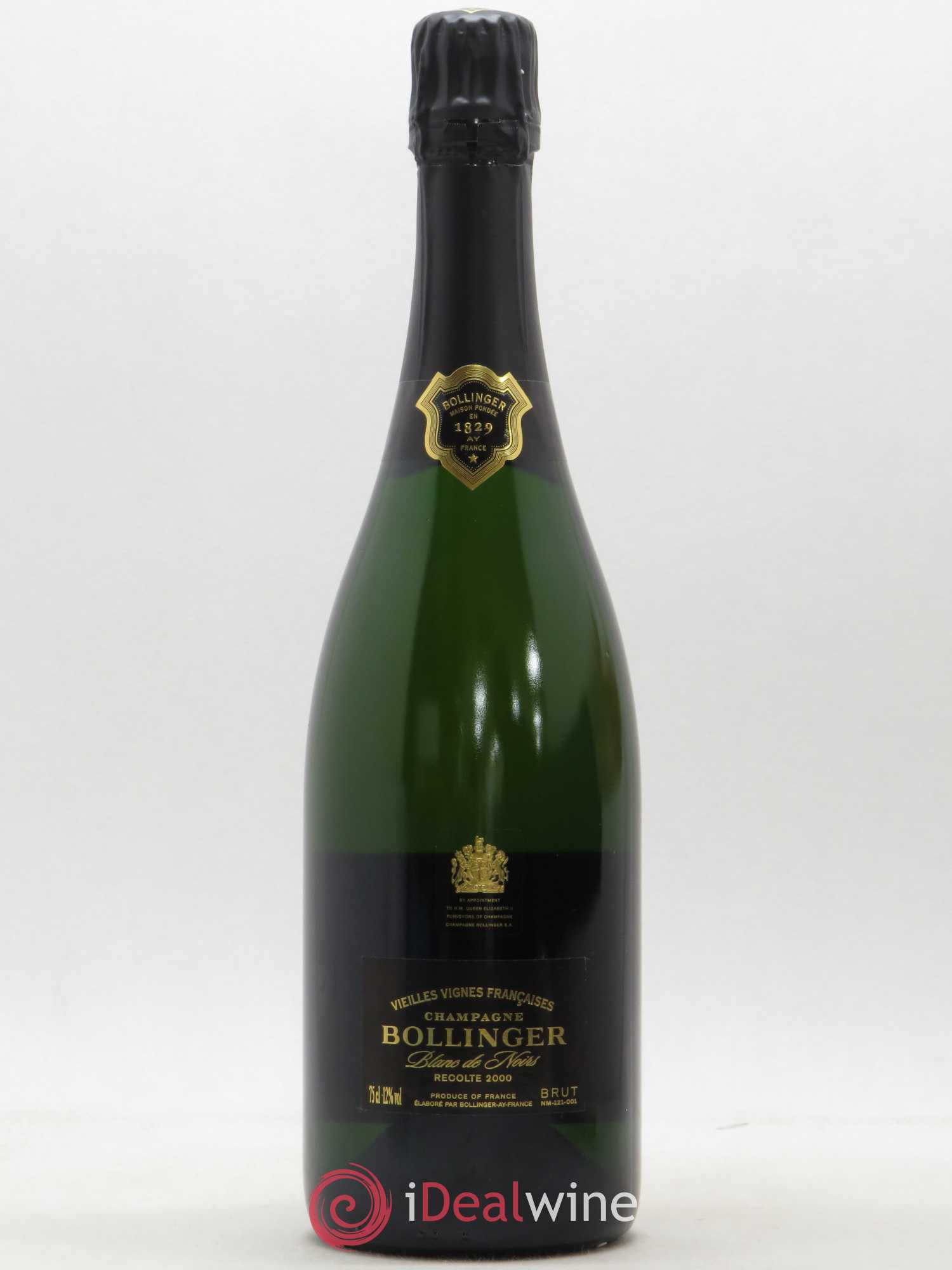 Brut Vieilles Vignes Françaises Bollinger 2000 - Lot de 1 bouteille - 0