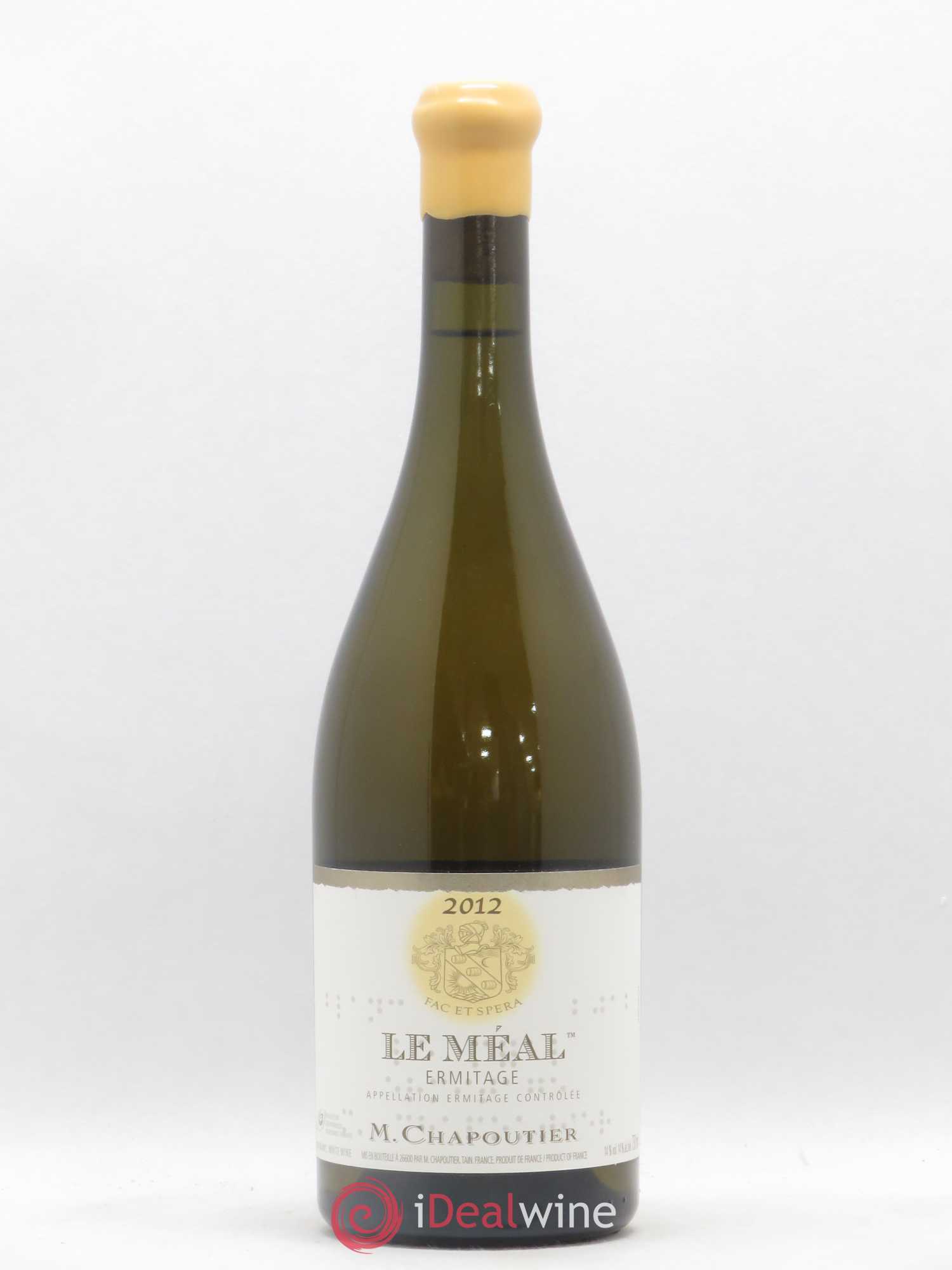 Hermitage Ermitage Le Méal Chapoutier 2012 - Lot de 1 bouteille - 0