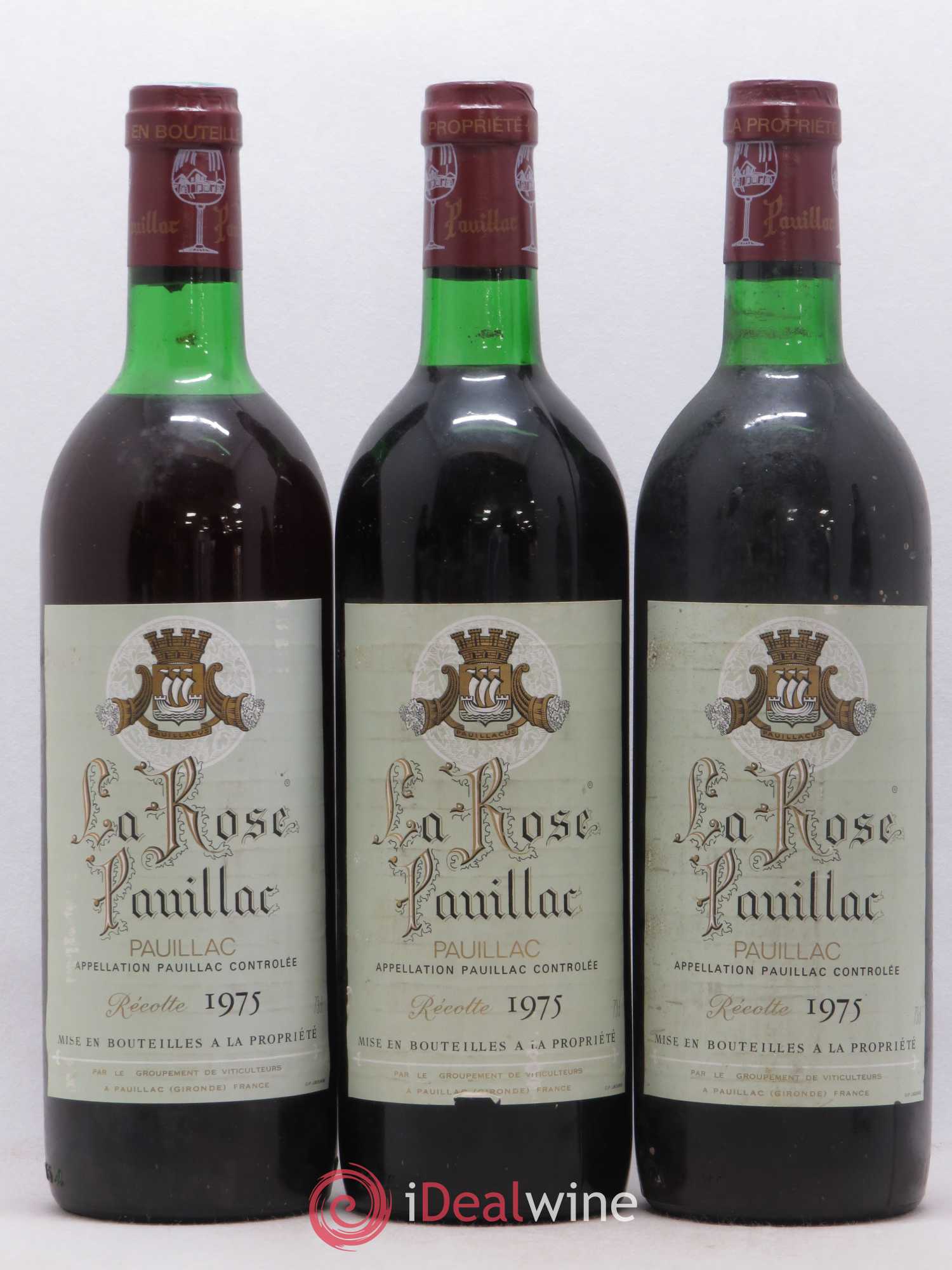 La Rose Pauillac 1975 - Lot de 6 bouteilles - 2