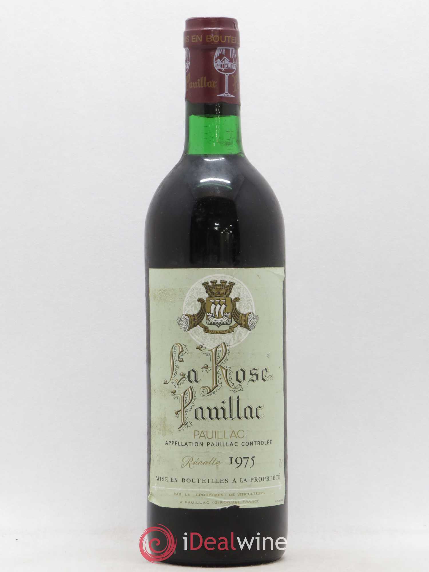 La Rose Pauillac 1975 - Lot de 1 bouteille - 0