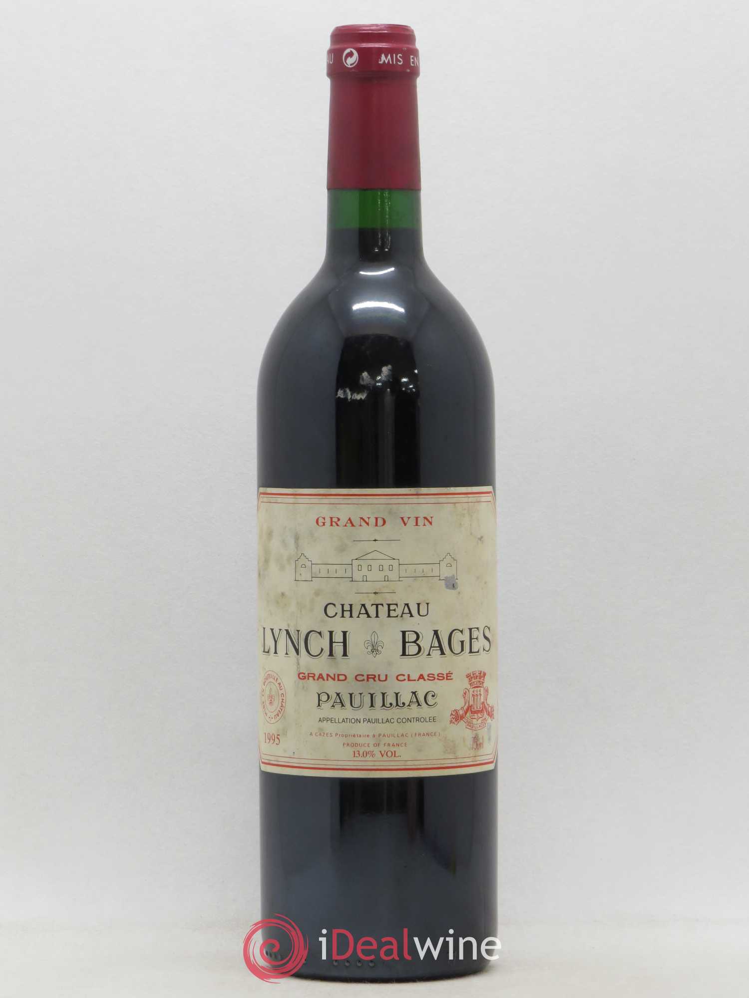 Château Lynch Bages 5ème Grand Cru Classé 1995 - Lot de 1 bouteille - 0