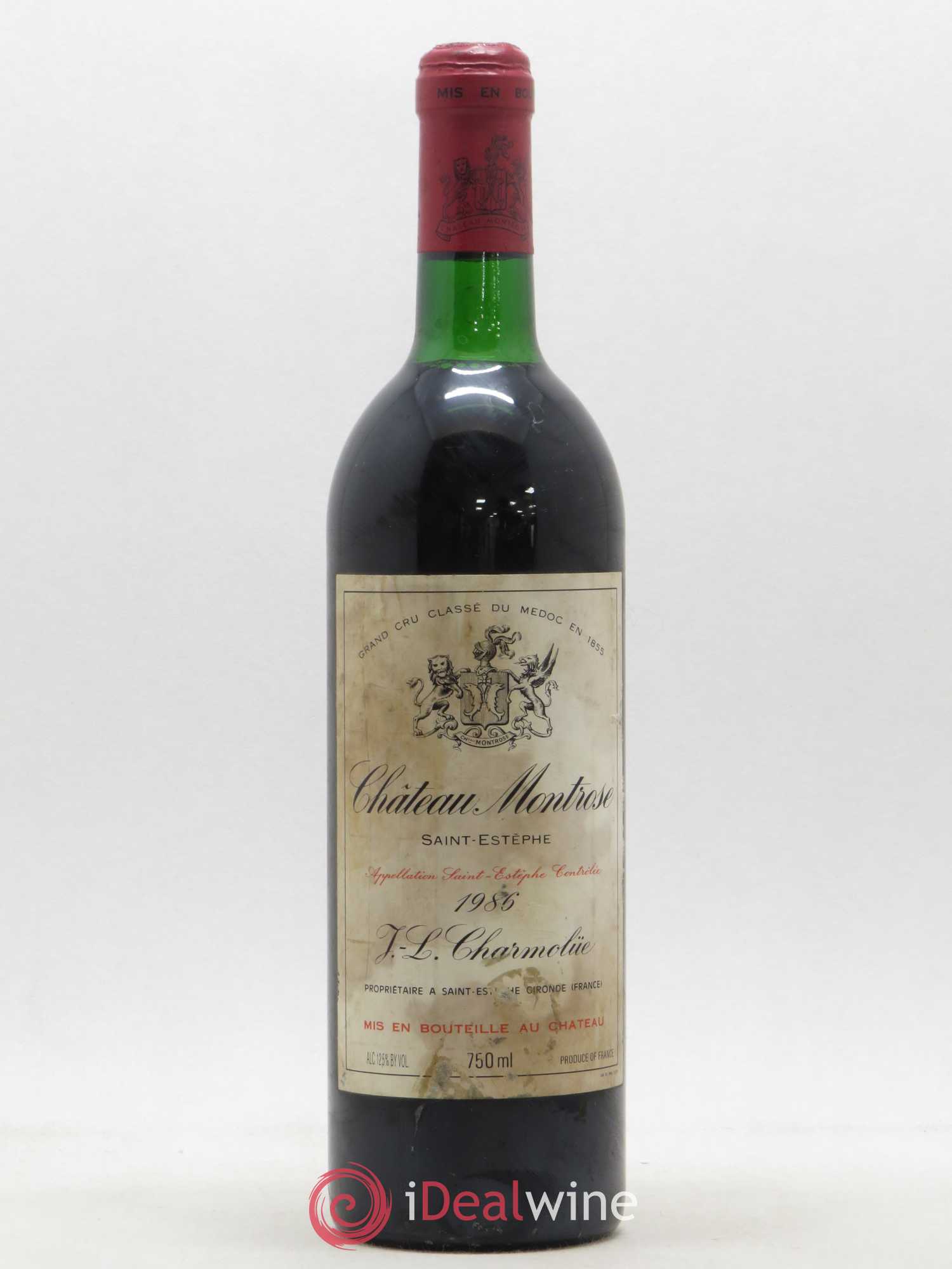 Château Montrose 2ème Grand Cru Classé 1986 - Lot de 1 bouteille - 0
