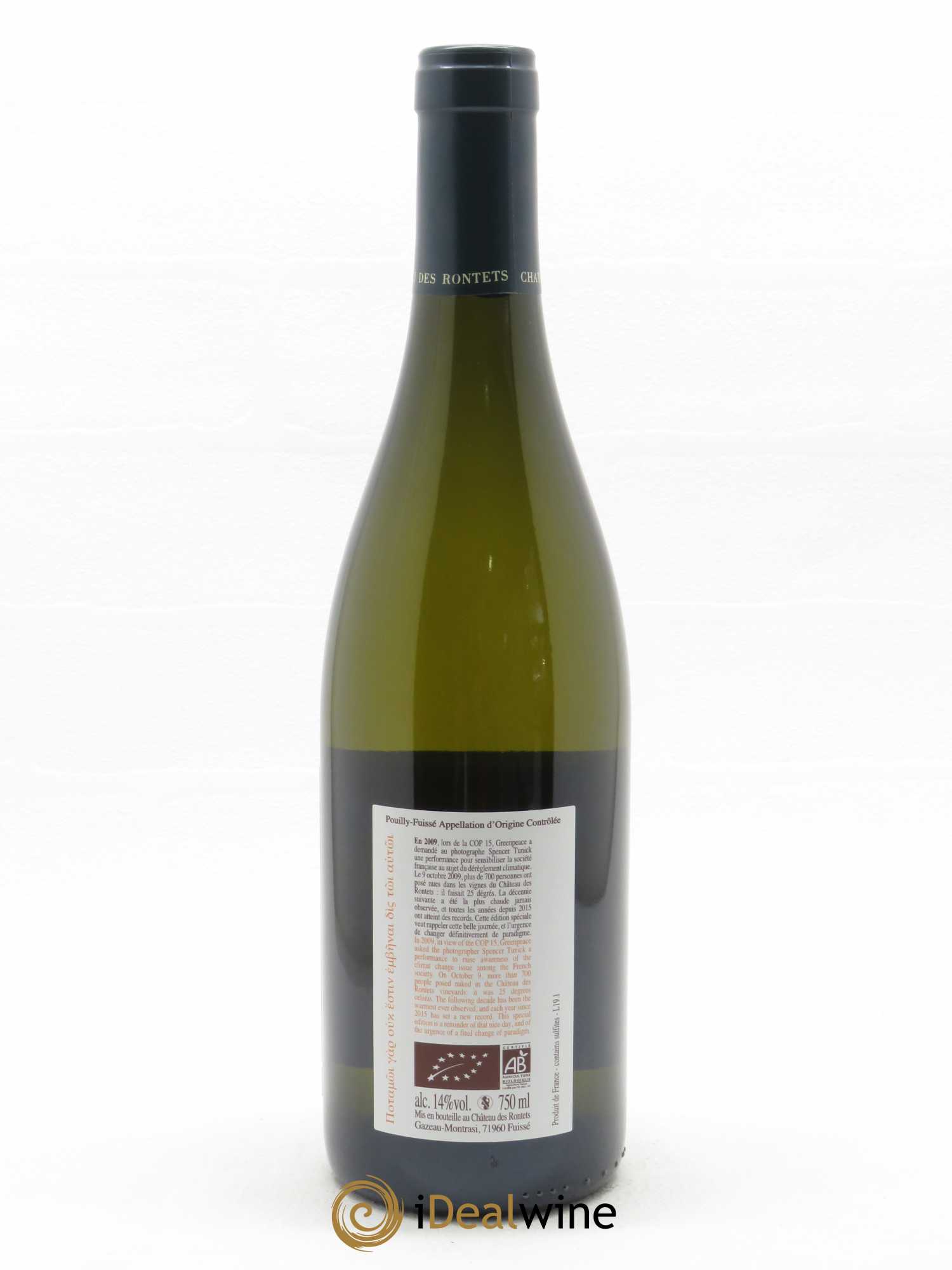 Pouilly-Fuissé Clos Varambon Château des Rontets 2019 - Lot de 1 bouteille - 1