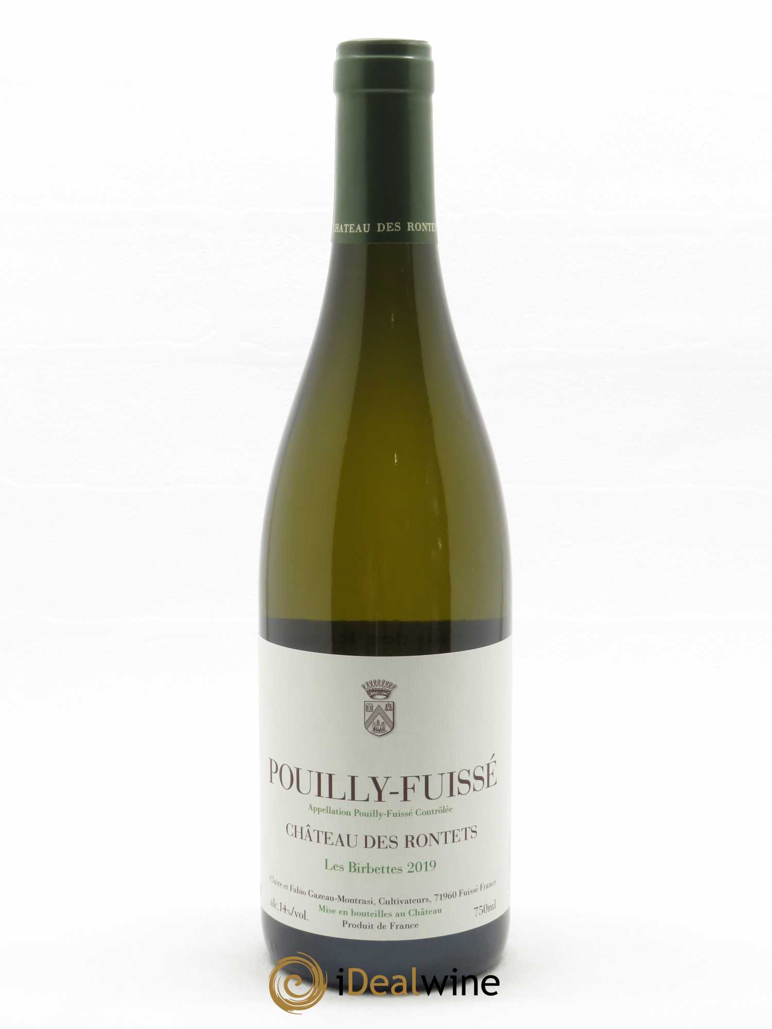 Pouilly-Fuissé Les Birbettes Château des Rontets 2019 - Lot of 1 bottle - 0