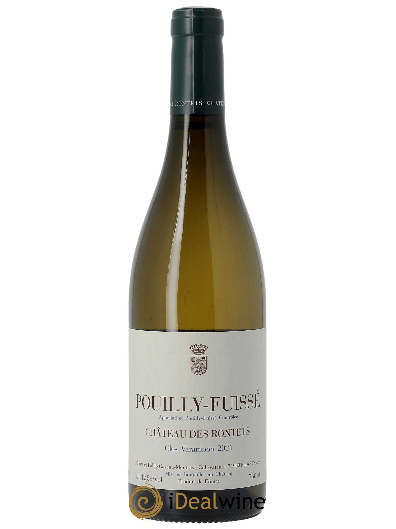 Pouilly-Fuissé Clos Varambon Château des Rontets 2021 - Lot of 1 bottle - 0
