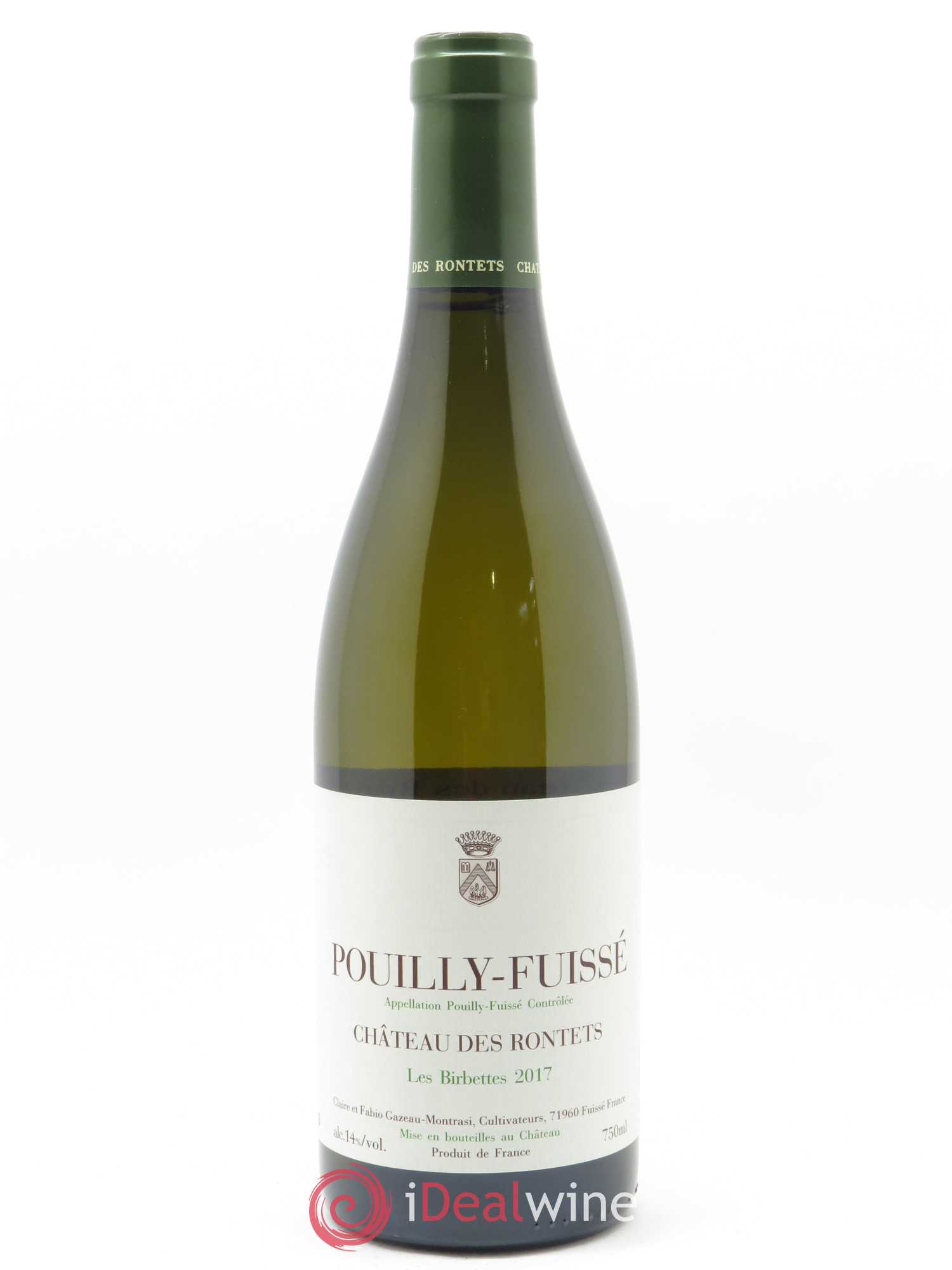 Pouilly-Fuissé Les Birbettes Château des Rontets 2017 - Lot de 1 bouteille - 0