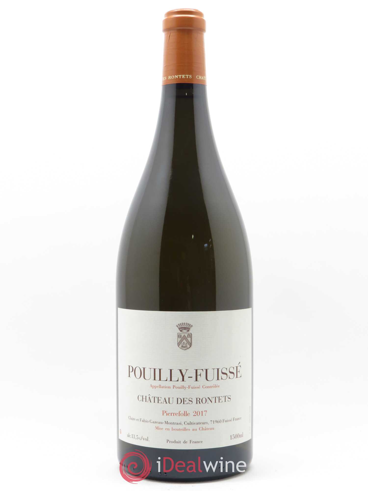 Pouilly-Fuissé Pierrefolle Château des Rontets 2017 - Posten von 1 Magnum - 0