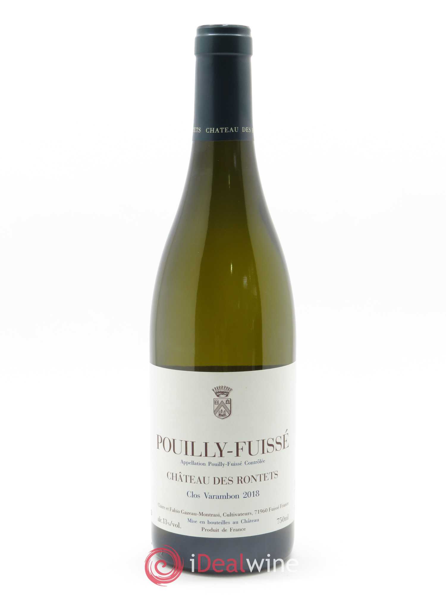 Pouilly-Fuissé Clos Varambon Château des Rontets 2018 - Lot de 1 bouteille - 0