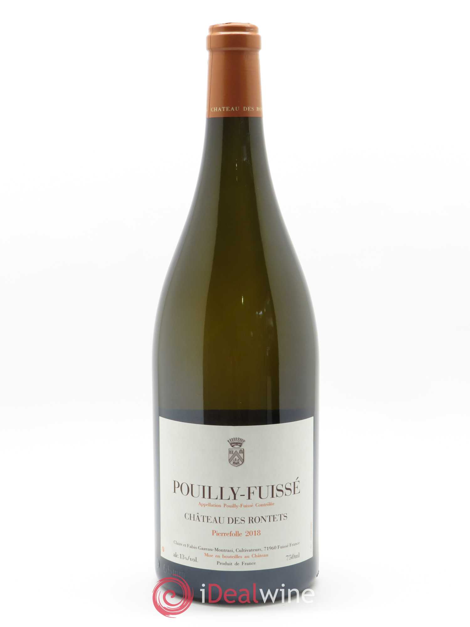 Pouilly-Fuissé Pierrefolle Château des Rontets 2018 - Posten von 1 Magnum - 0
