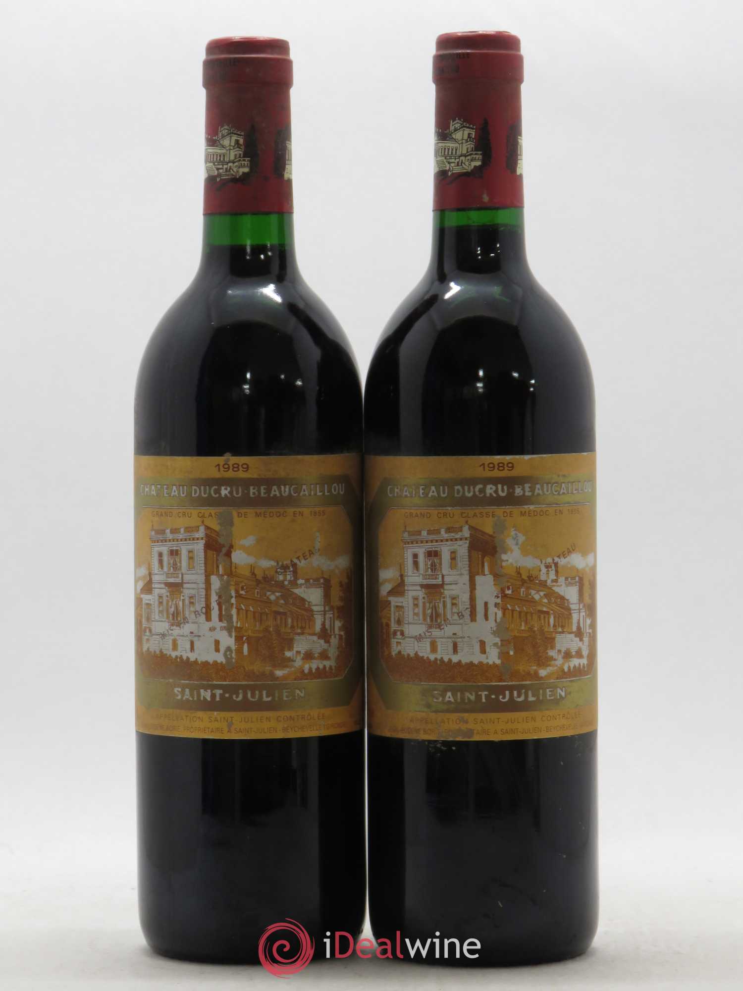 Château Ducru Beaucaillou 2ème Grand Cru Classé 1989 - Lot de 2 bouteilles - 0