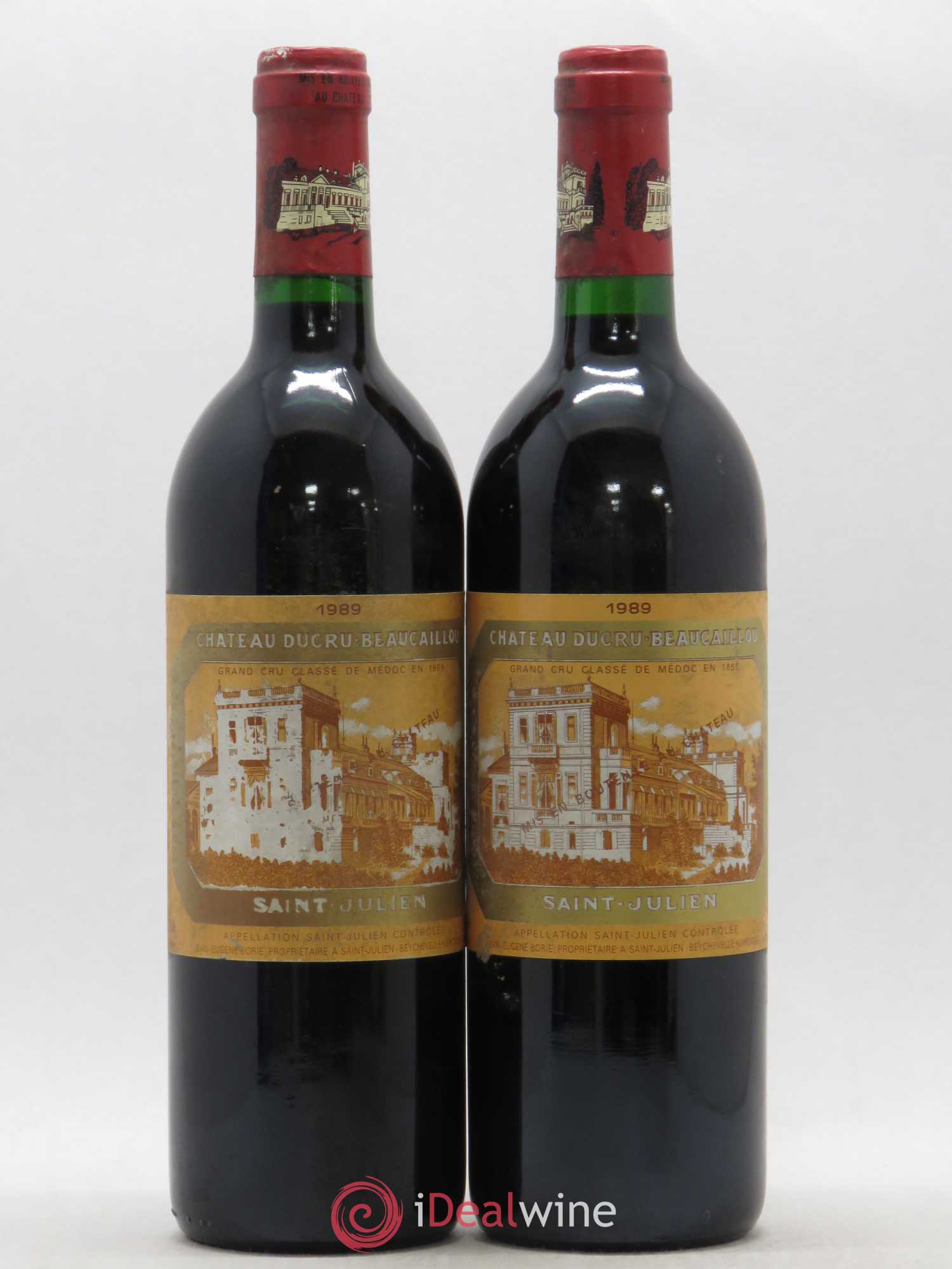 Château Ducru Beaucaillou 2ème Grand Cru Classé 1989 - Lot de 2 bouteilles - 0