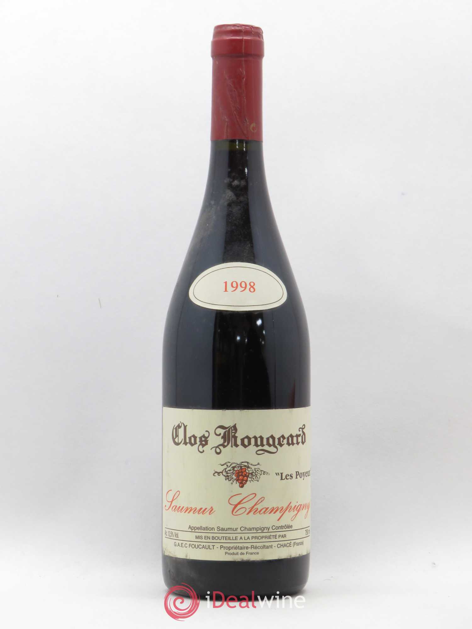 Saumur-Champigny Les Poyeux Clos Rougeard 1998 - Lot de 1 bouteille - 0
